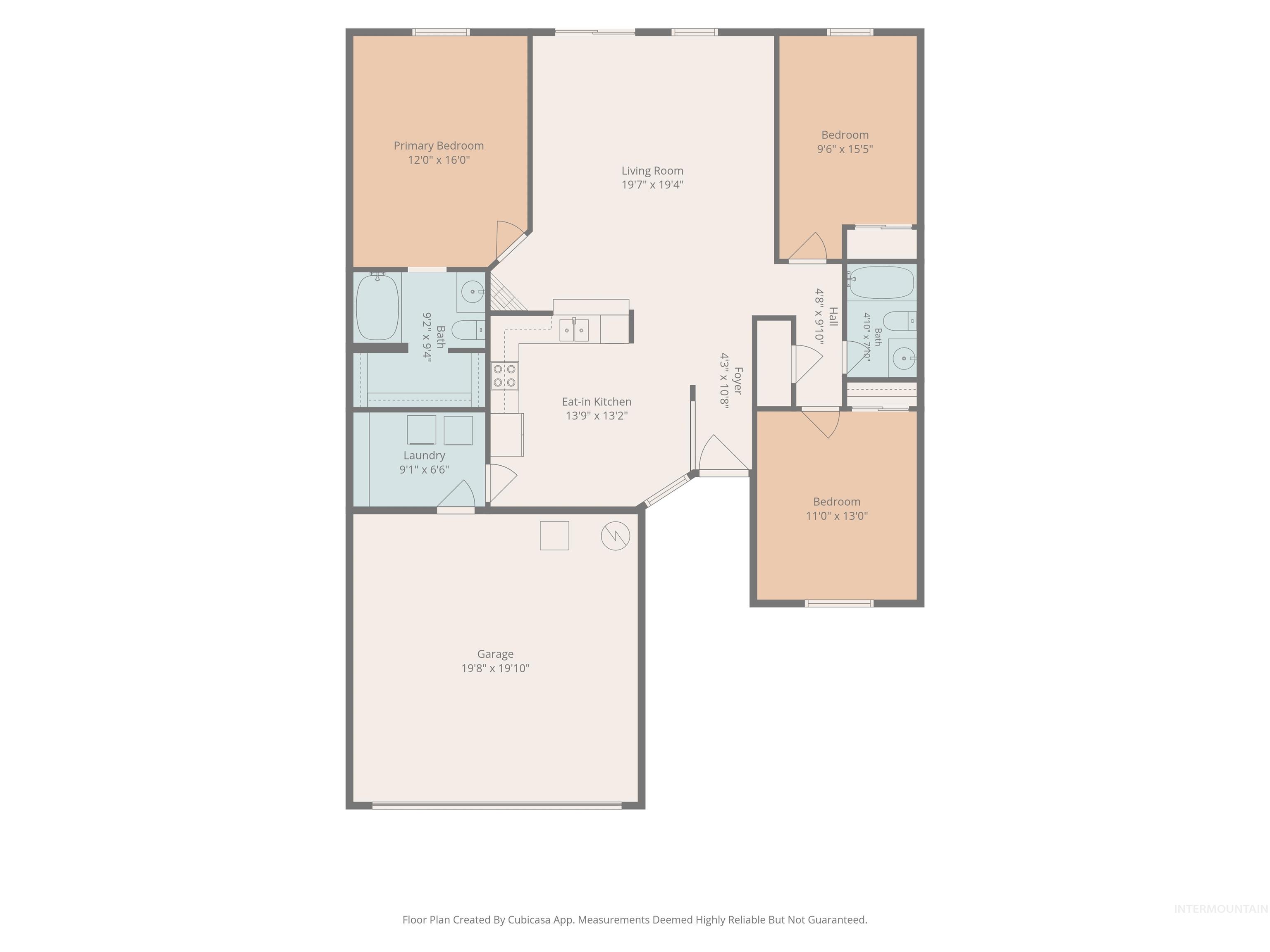 877 E Shady Ridge Dr, Kuna, Idaho 83634, 3 Bedrooms, 2 Bathrooms, Residential For Sale, Price $379,900, 98999704