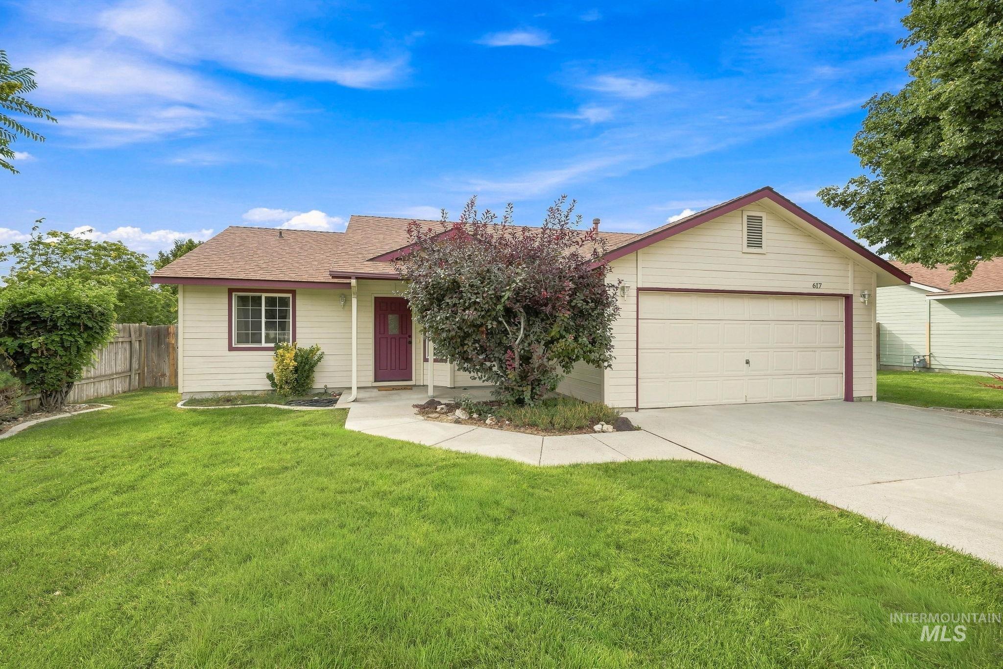 617 N Terrapin Ave, Kuna, Idaho 83634, 3 Bedrooms, 2 Bathrooms, Residential For Sale, Price $340,000,MLS 98999729
