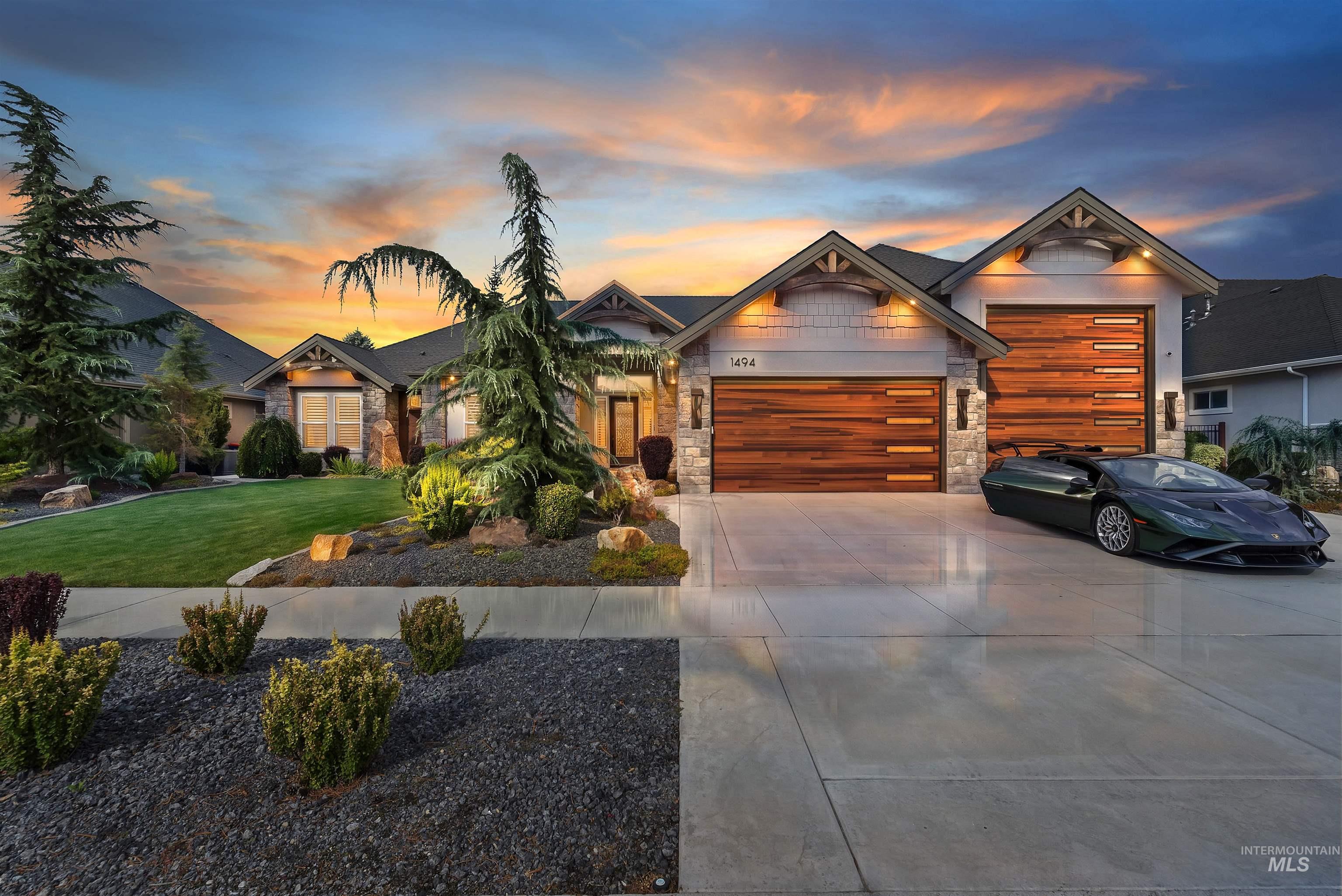 1494 N Longhorn Ave, Eagle, Idaho 83616, 4 Bedrooms, 3.5 Bathrooms, Residential For Sale, Price $1,595,000,MLS 98999752