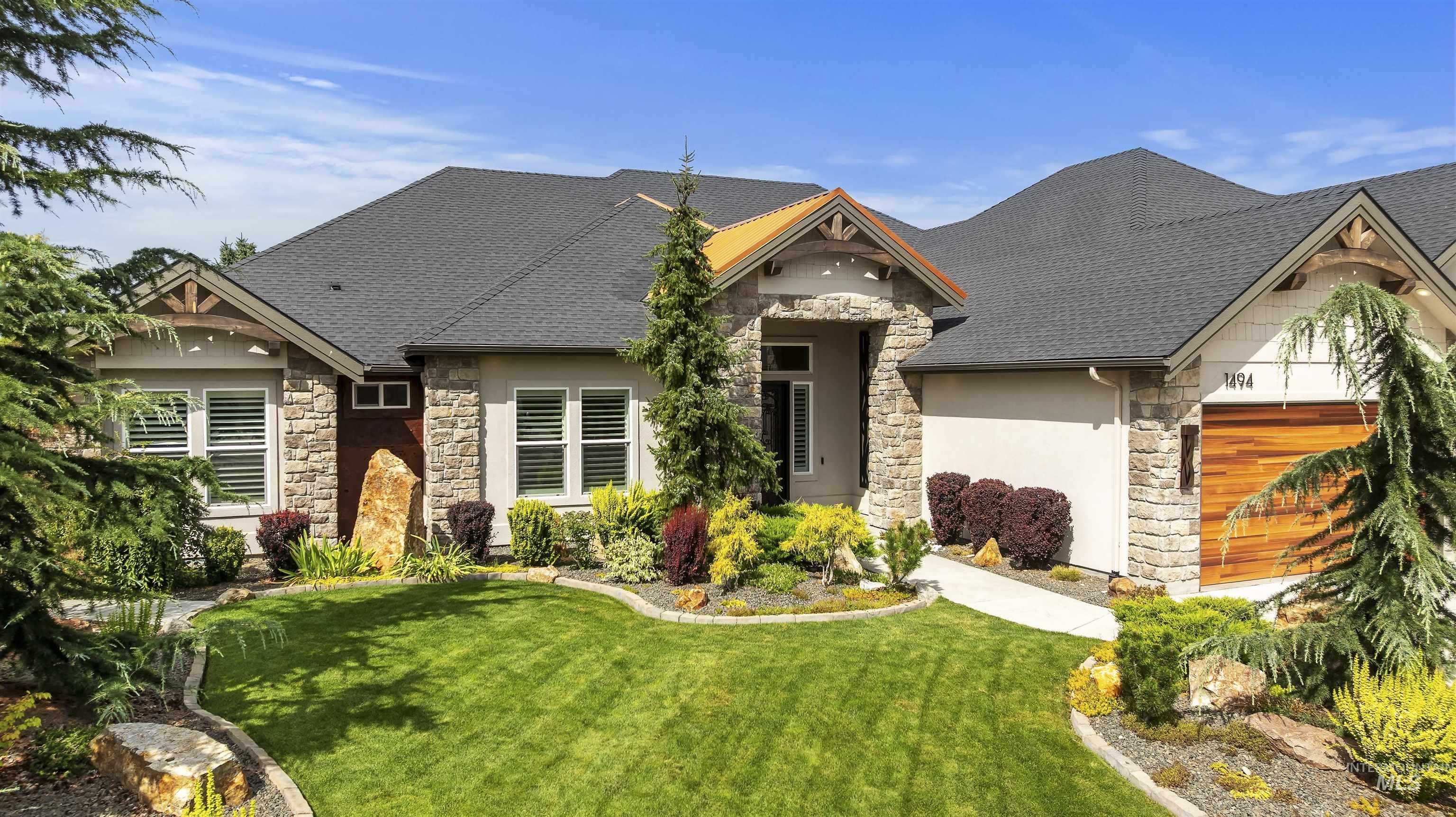 1494 N Longhorn Ave, Eagle, Idaho 83616, 4 Bedrooms, 3.5 Bathrooms, Residential For Sale, Price $1,595,000,MLS 98999752