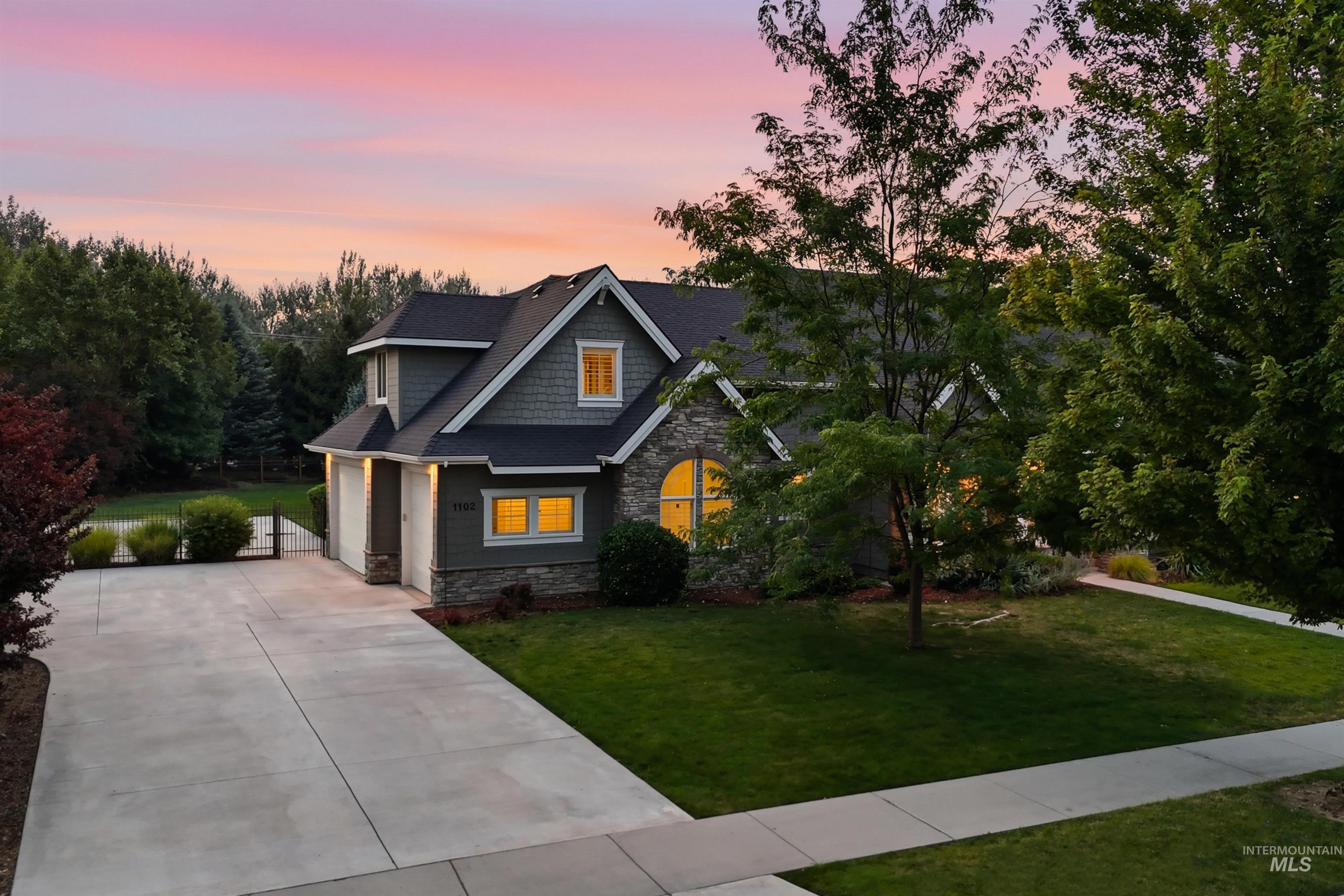 1102 N Lionbridge Ave, Eagle, Idaho 83616, 4 Bedrooms, 3.5 Bathrooms, Residential For Sale, Price $1,550,000,MLS 98999776