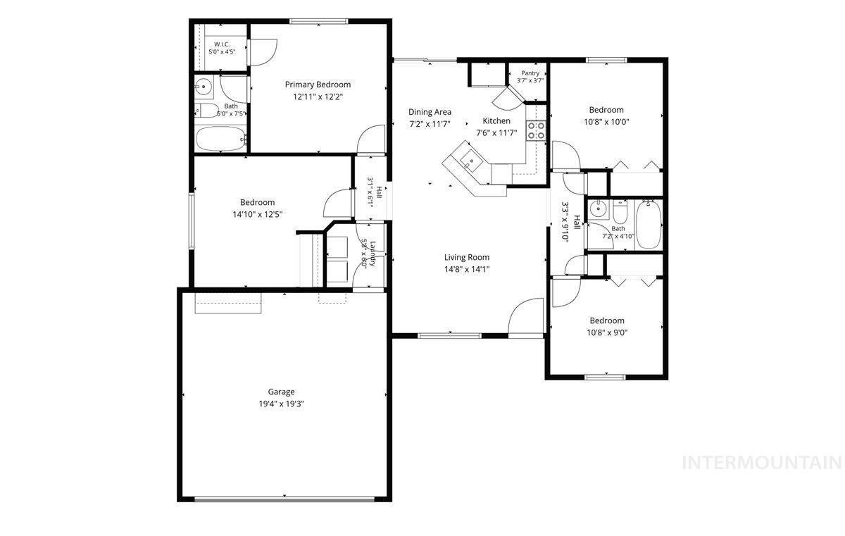 631 N Moonglow Ave, Kuna, Idaho 83634, 4 Bedrooms, 2 Bathrooms, Residential For Sale, Price $395,000,MLS 98999784