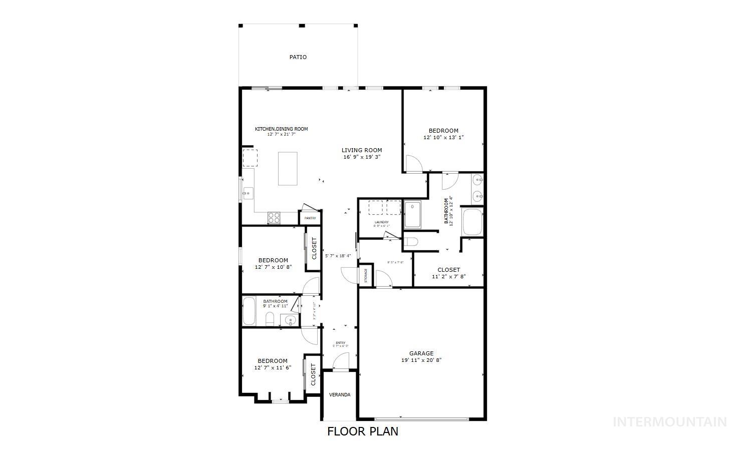 15291 N Shiko Way, Nampa, Idaho 83651, 3 Bedrooms, 2 Bathrooms, Residential For Sale, Price $400,000,MLS 98999808