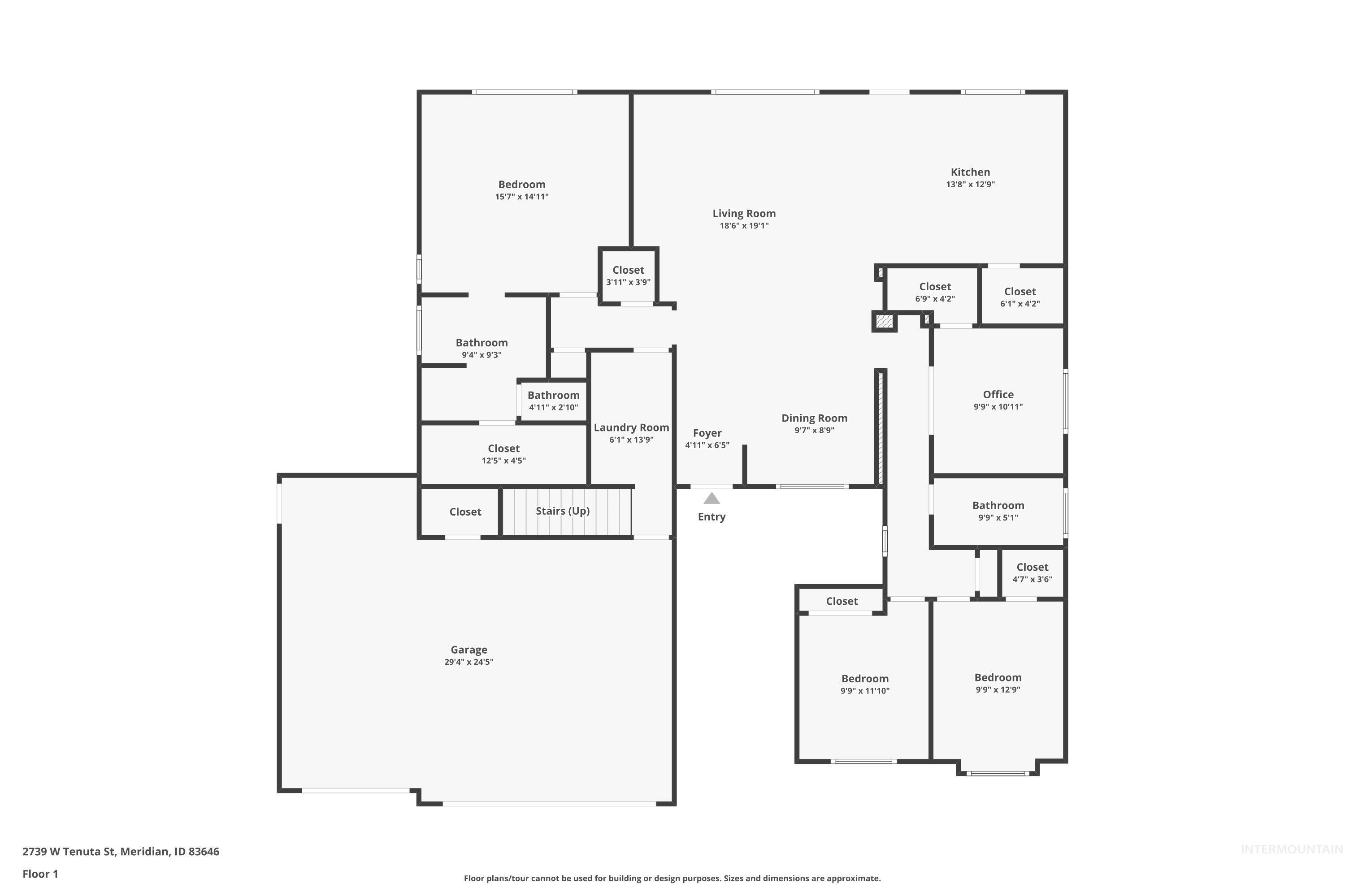 2739 W Tenuta St, Meridian, Idaho 83646, 3 Bedrooms, 2 Bathrooms, Residential For Sale, Price $639,900, 98999818