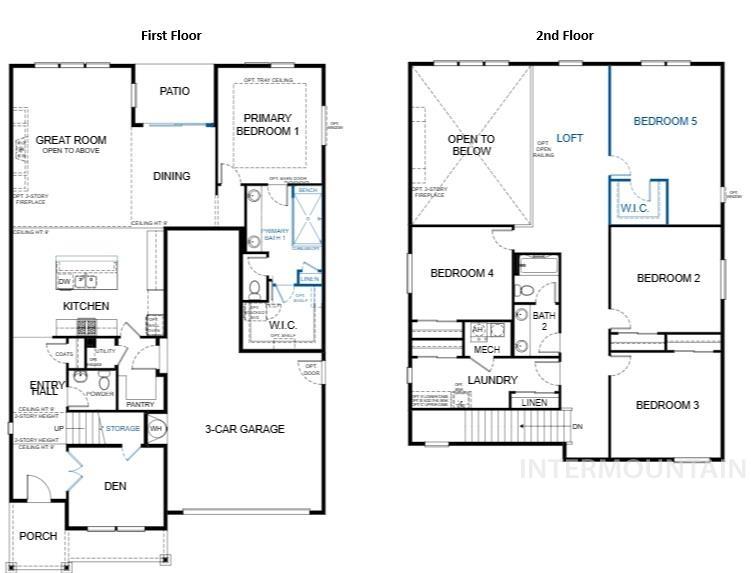 4149 S Ridge Edge Way, Meridian, Idaho 83642, 5 Bedrooms, 3.5 Bathrooms, Residential For Sale, Price $949,800,MLS 98999937