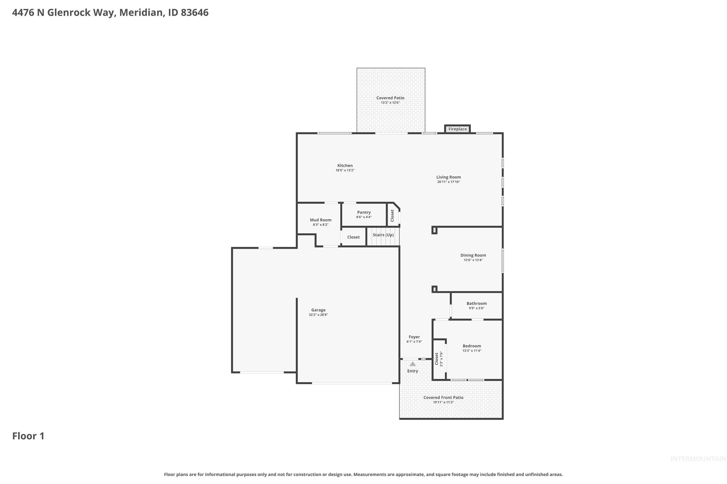 4476 N Glenrock Way, Meridian, Idaho 83646, 5 Bedrooms, 3 Bathrooms, Residential For Sale, Price $679,900,MLS 99000290