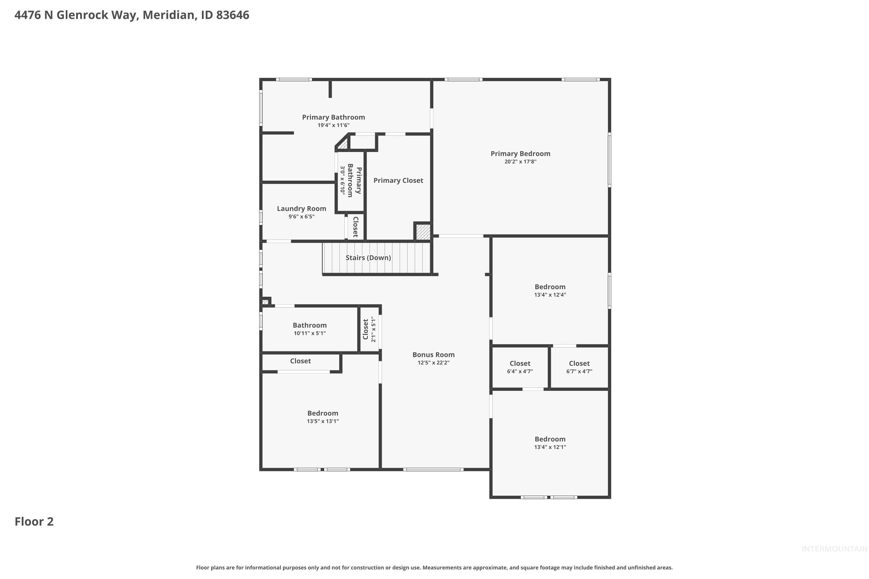 4476 N Glenrock Way, Meridian, Idaho 83646, 5 Bedrooms, 3 Bathrooms, Residential For Sale, Price $679,900,MLS 99000290