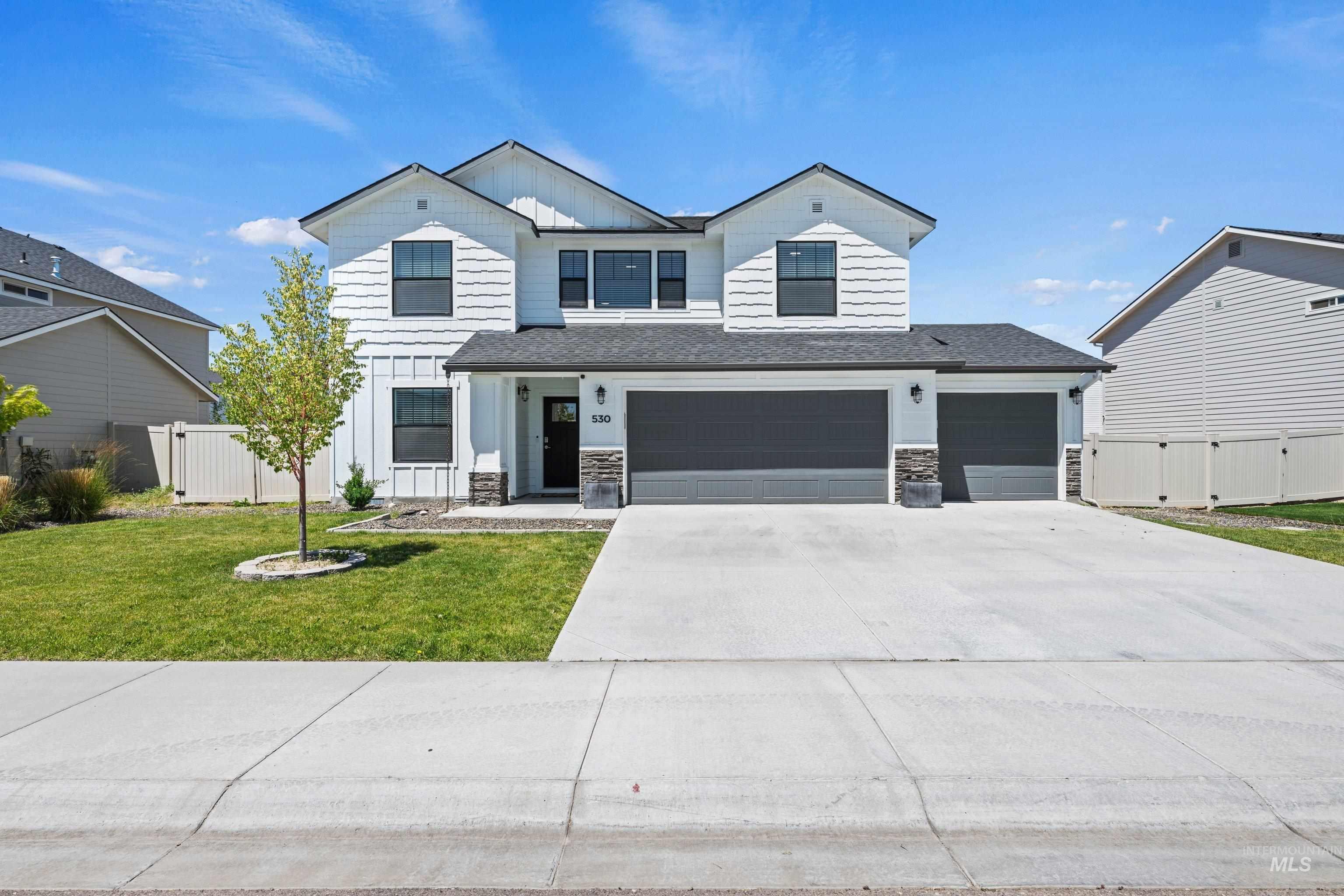 530 W Screech Owl Dr., Kuna, Idaho 83634, 4 Bedrooms, 3 Bathrooms, Residential For Sale, Price $539,000,MLS 99000430