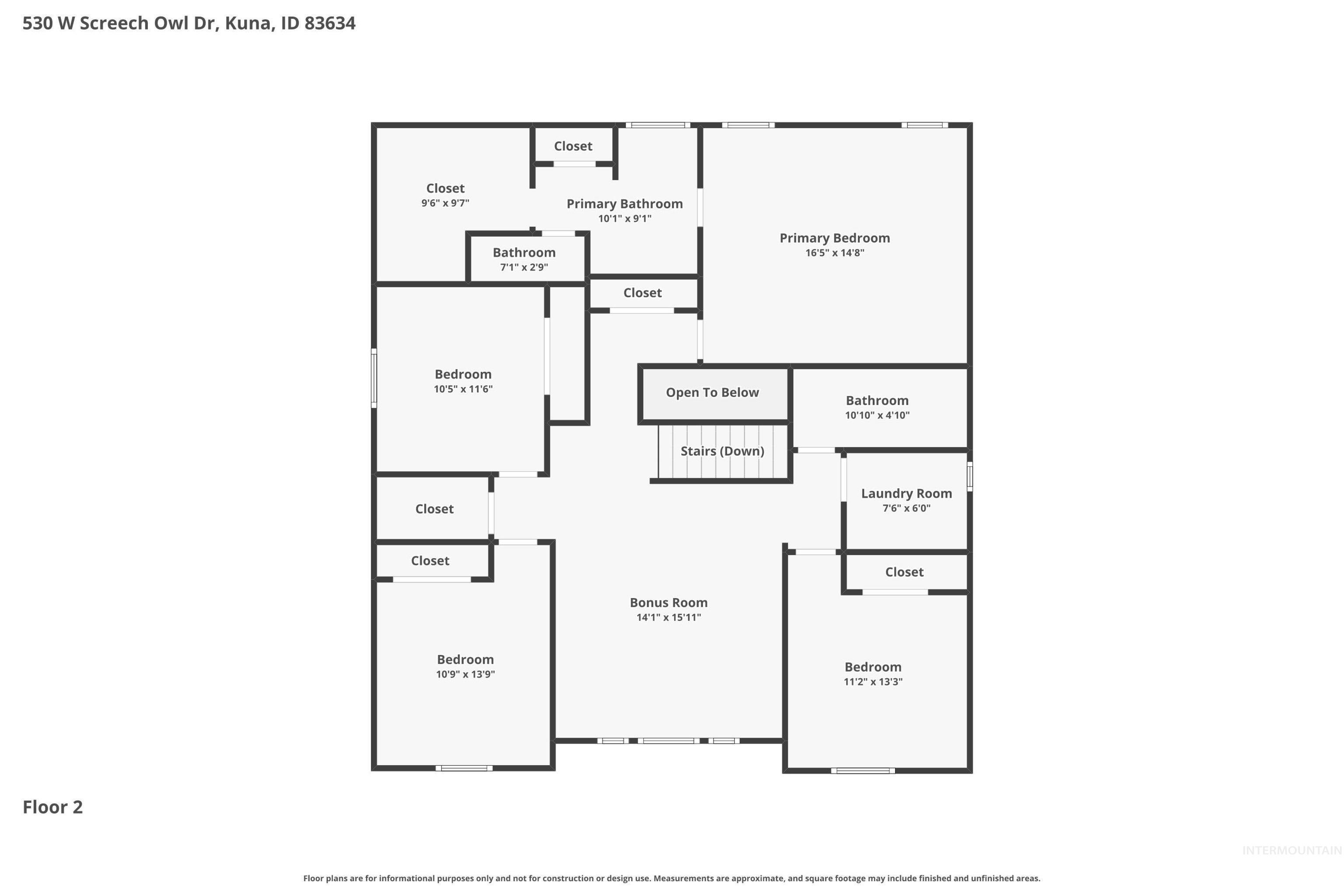 530 W Screech Owl Dr., Kuna, Idaho 83634, 4 Bedrooms, 3 Bathrooms, Residential For Sale, Price $539,000,MLS 99000430