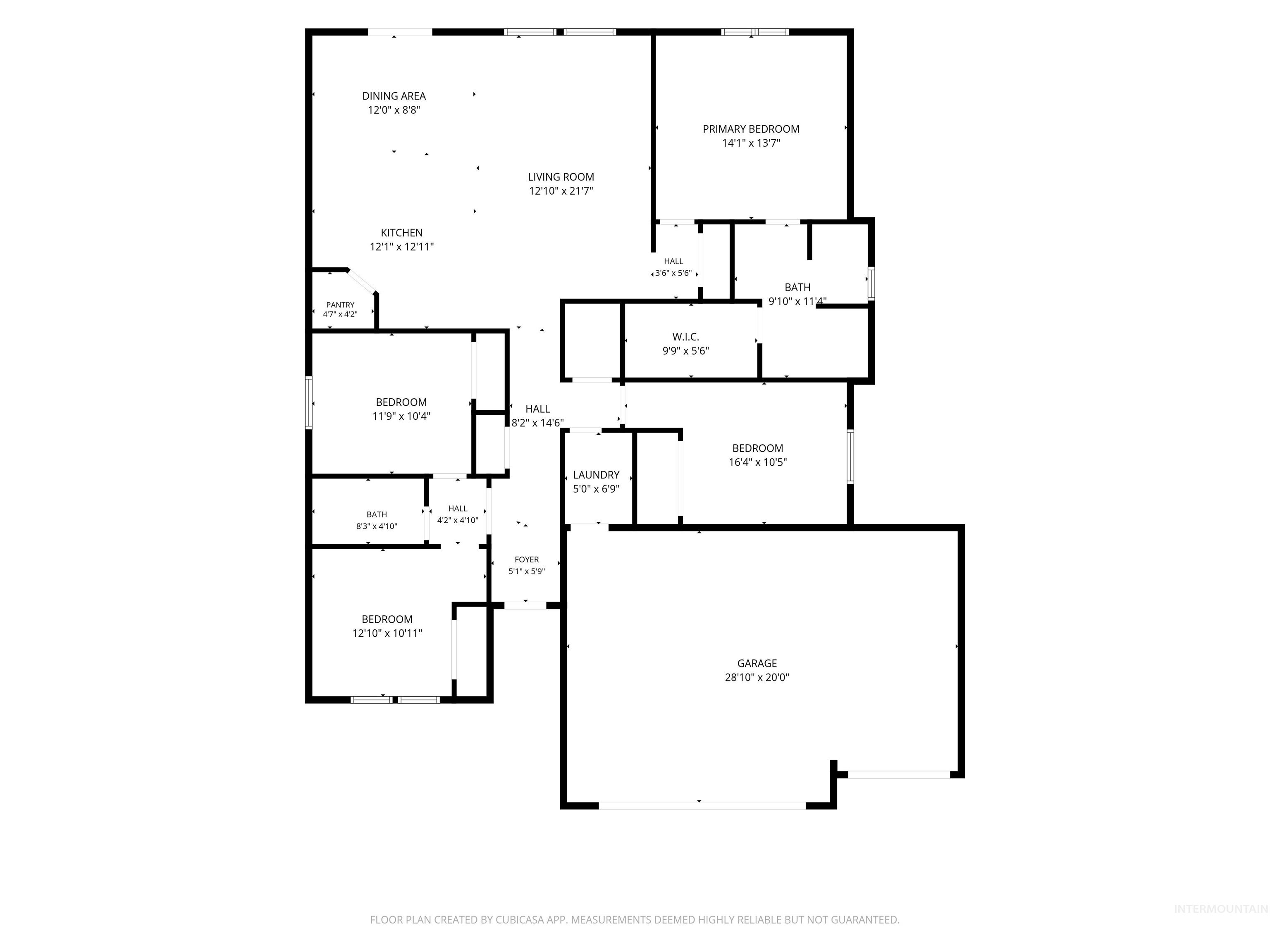 5515 Barkley Way, Caldwell, Idaho 83607, 4 Bedrooms, 2 Bathrooms, Residential For Sale, Price $424,968,MLS 99000670