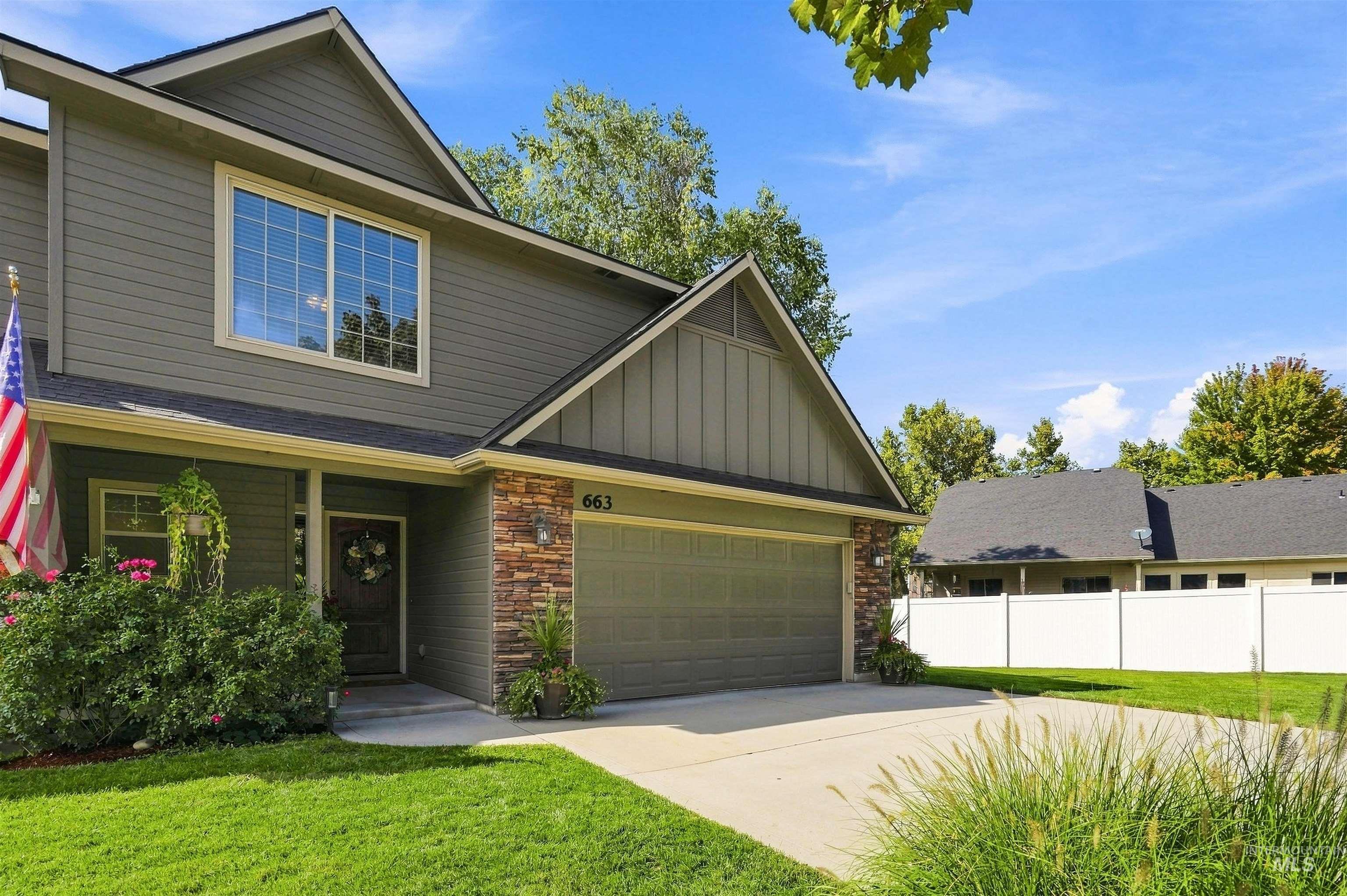 663 N Shadowfox PL, Eagle, Idaho 83616, 3 Bedrooms, 2.5 Bathrooms, Residential For Sale, Price $444,000,MLS 99001059