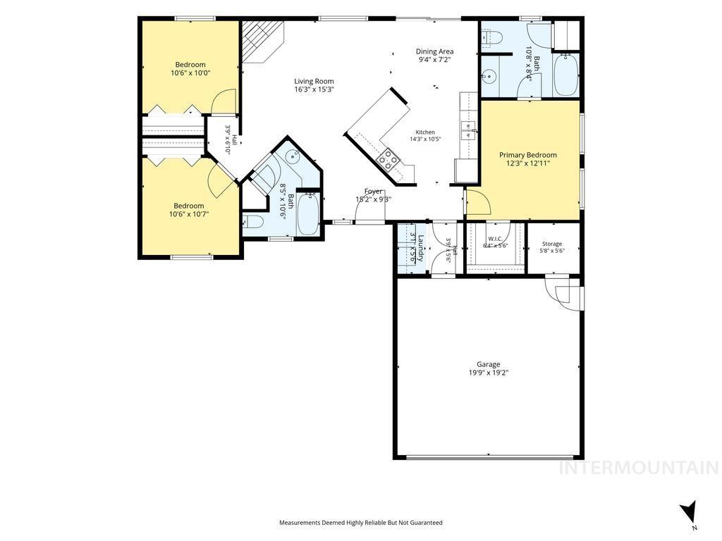 601 W Tern Dr., Kuna, Idaho 83634, 3 Bedrooms, 2 Bathrooms, Residential For Sale, Price $395,000, 99001169