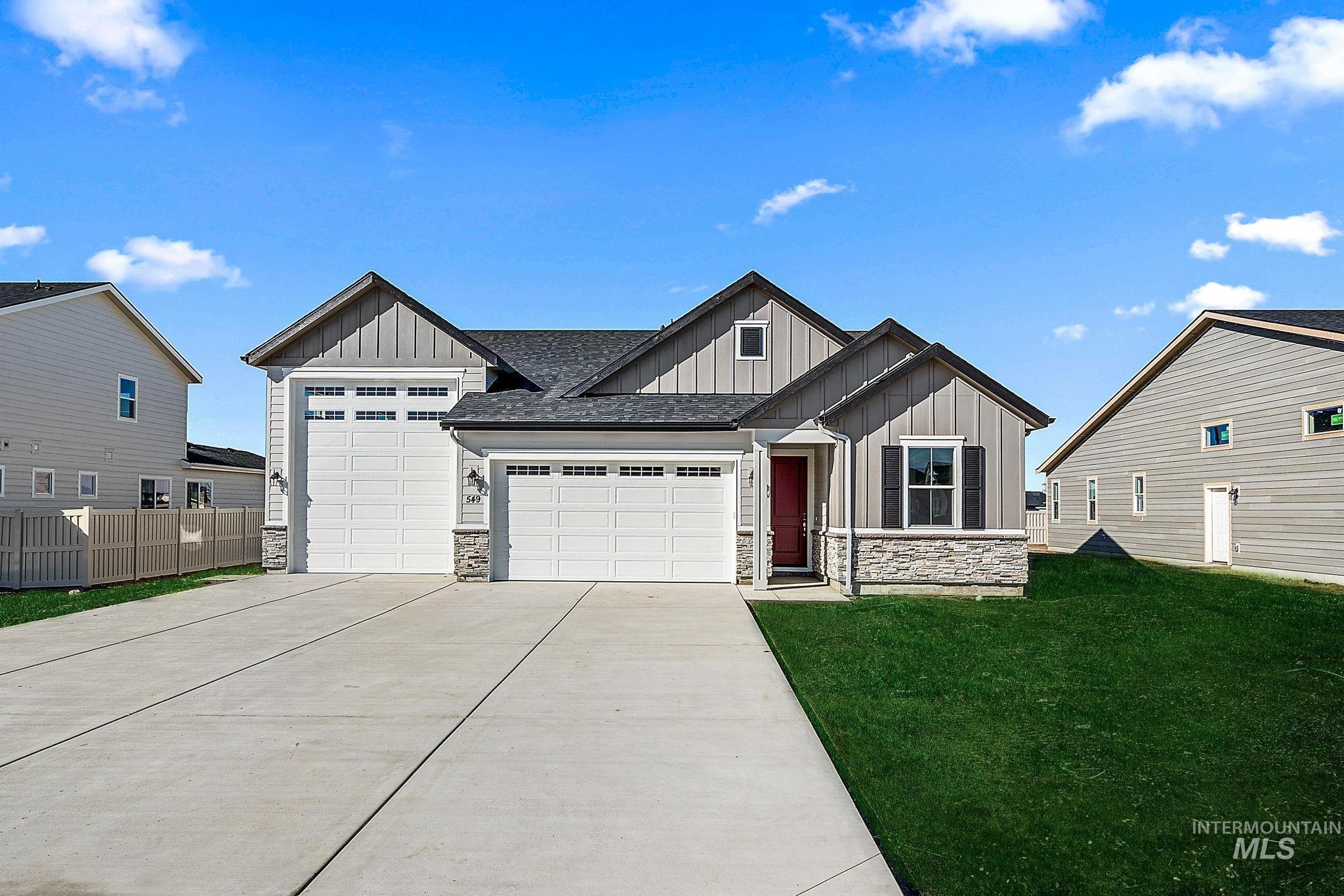 196 N Morty Ave, Kuna, Idaho 83634, 3 Bedrooms, 2 Bathrooms, Residential For Sale, Price $609,990, 99001238