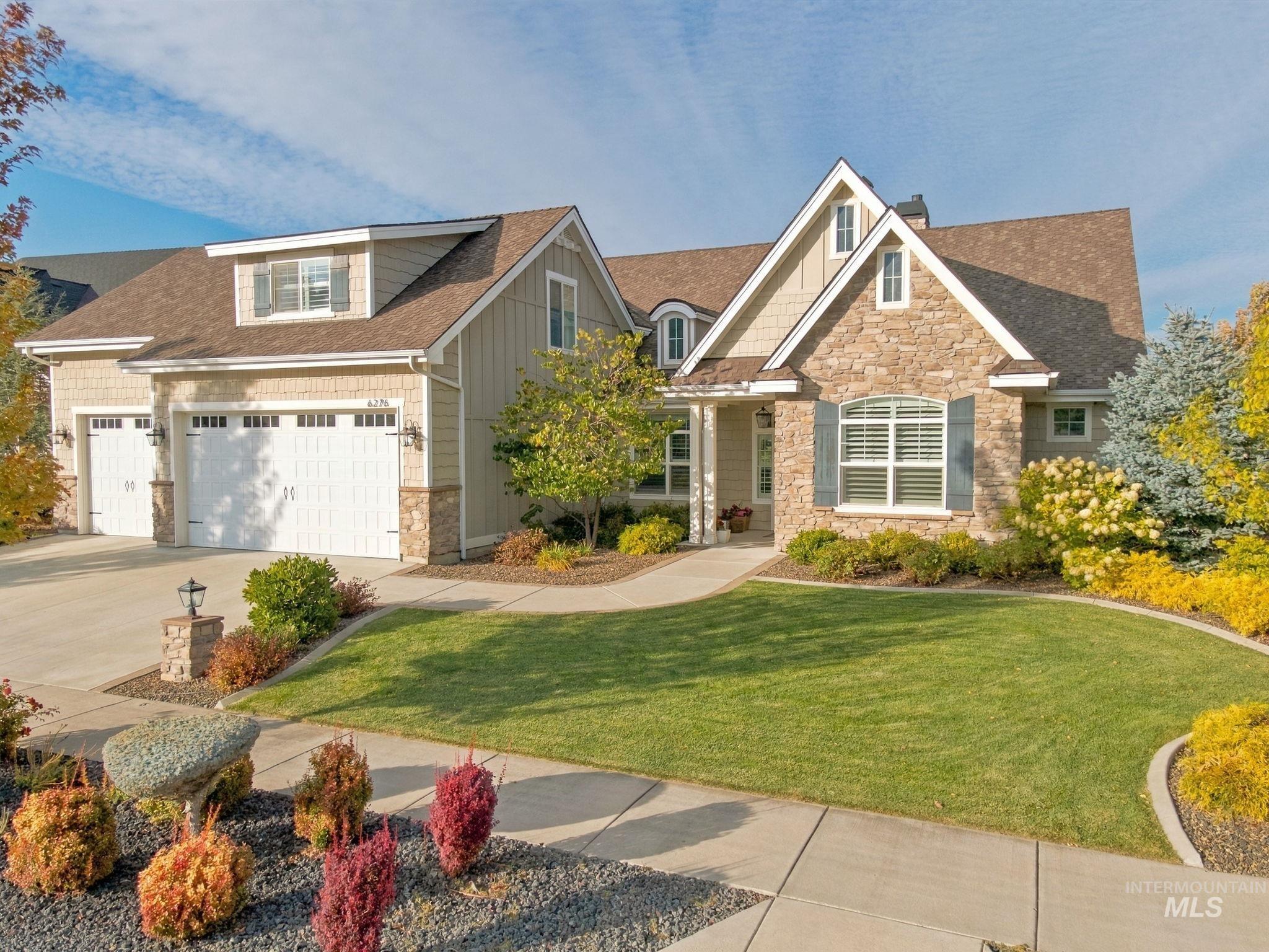 6276 W Striker Dr, Eagle, Idaho 83616, 3 Bedrooms, 2.5 Bathrooms, Residential For Sale, Price $1,195,000, 99001297