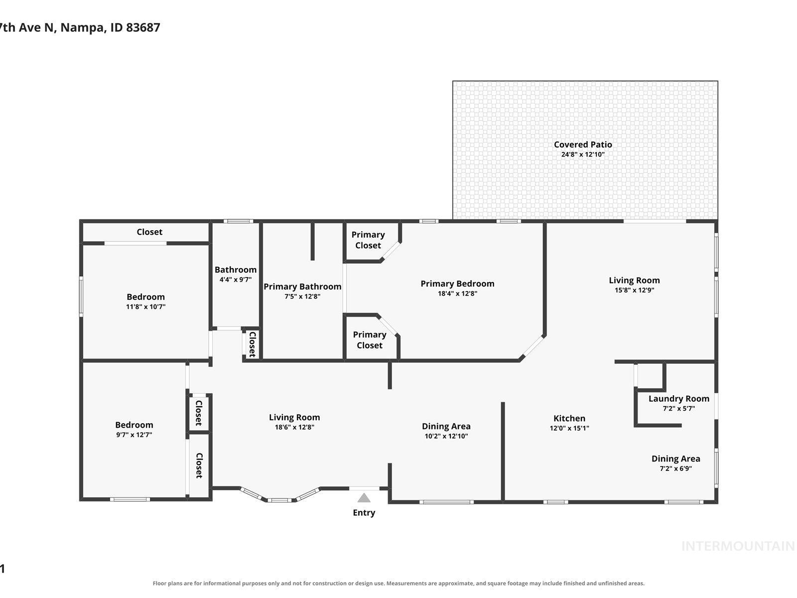 509 17th N Ave, Nampa, Idaho 83687, 3 Bedrooms, 2 Bathrooms, Residential For Sale, Price $380,000, 99001350