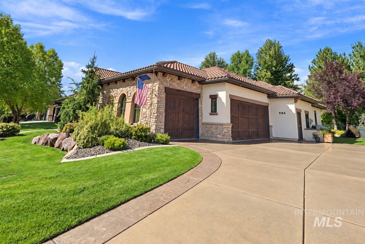 986 W Cherry Bello Dr, Eagle, Idaho 83616, 4 Bedrooms, 3.5 Bathrooms, Residential For Sale, Price $1,299,990,MLS 99001481