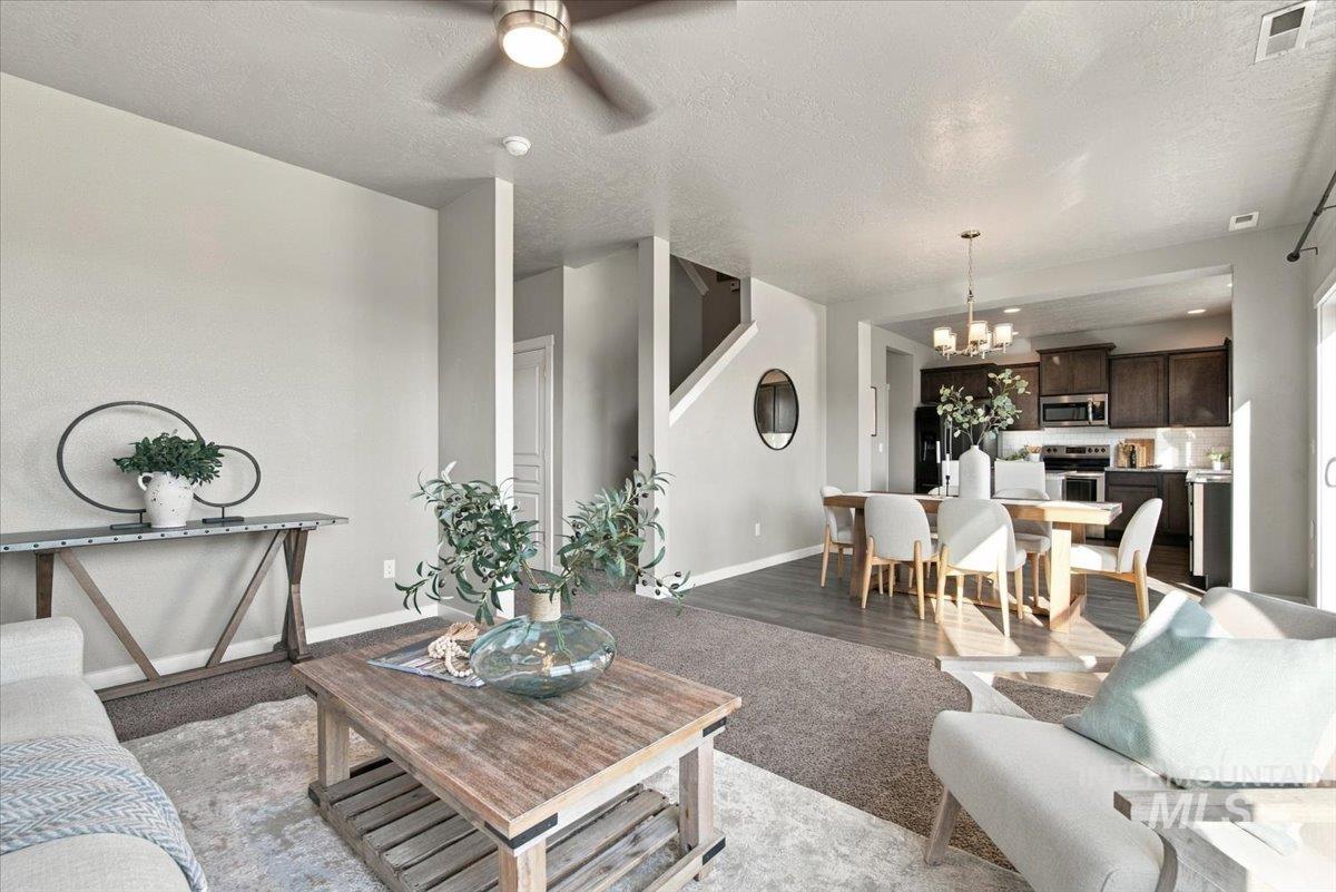 124 S Sunset Point Way, Meridian, Idaho 83642, 4 Bedrooms, 2.5 Bathrooms, Residential For Sale, Price $510,000,MLS 99001712