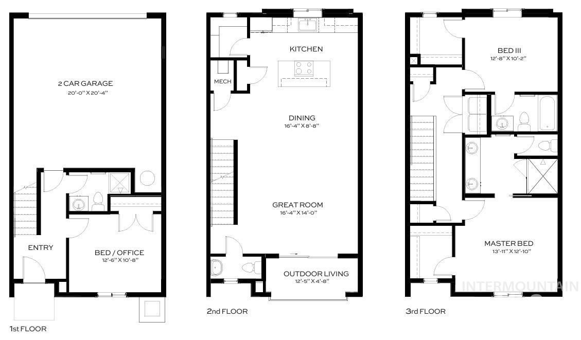 1709 S Federal Way, Boise, Idaho 83705, 3 Bedrooms, 3.5 Bathrooms, Residential For Sale, Price $544,880,MLS 99001759