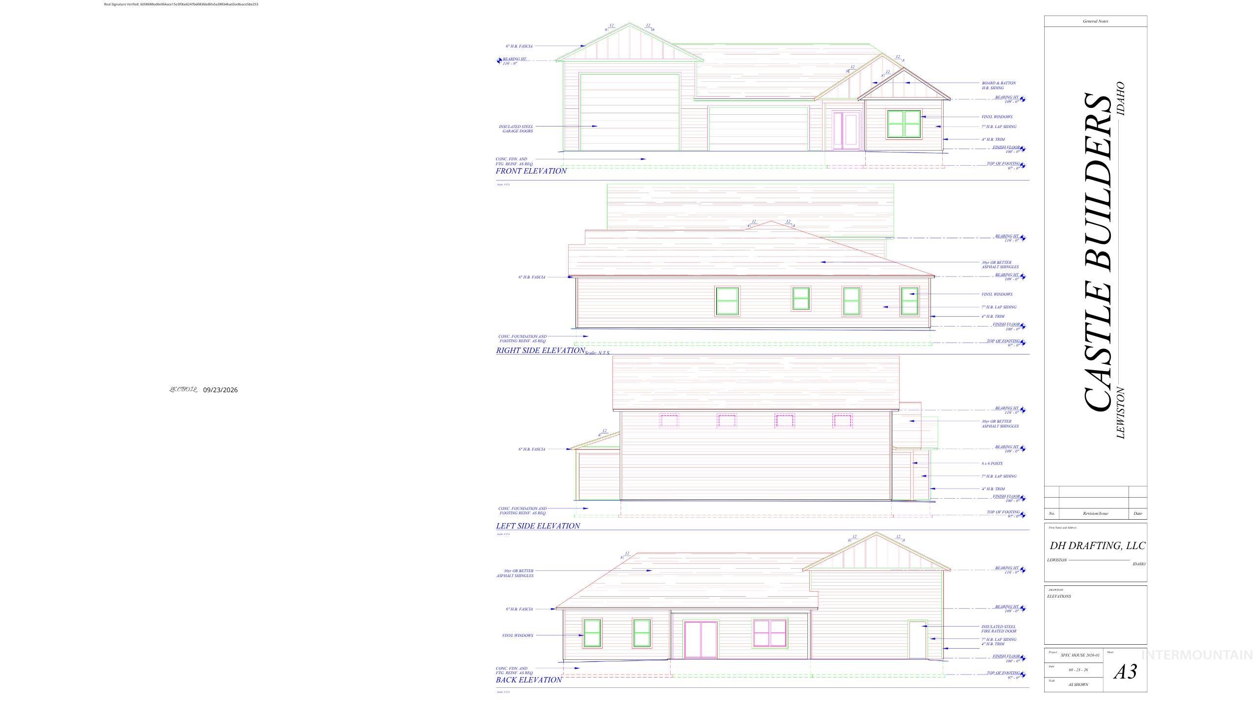 Lot 4 Block 8 Skyview Estates Phase IV, Lewiston, Idaho 83501, 3 Bedrooms, 2 Bathrooms, Residential For Sale, Price $739,000,MLS 99001803