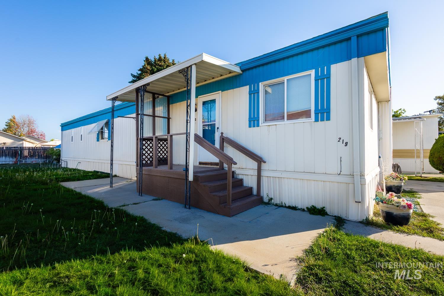219 W W Silver City Dr, Boise, Idaho 83713, 2 Bedrooms, 2 Bathrooms, Residential For Sale, Price $94,499, 99001986