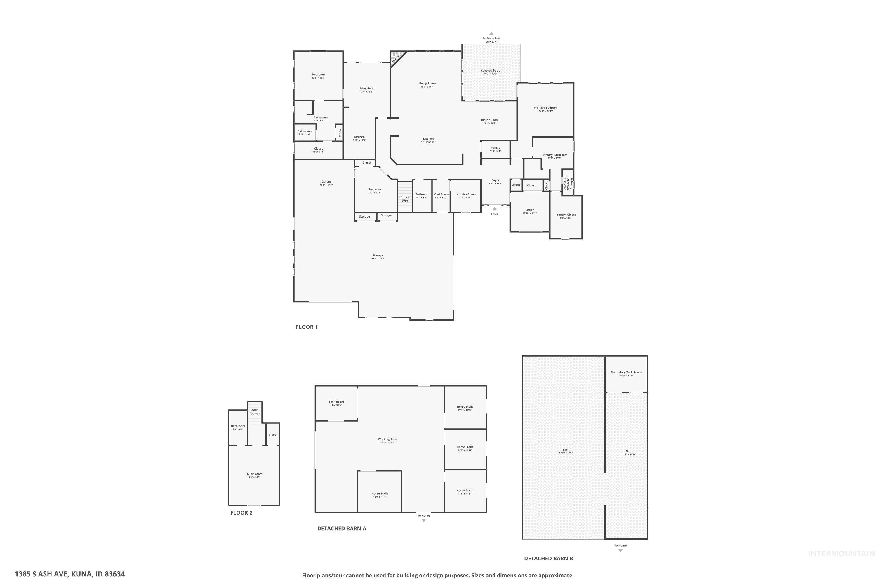 1385 S Ash Ave, Kuna, Idaho 83634, 5 Bedrooms, 4 Bathrooms, Residential For Sale, Price $1,875,000,MLS 99001999