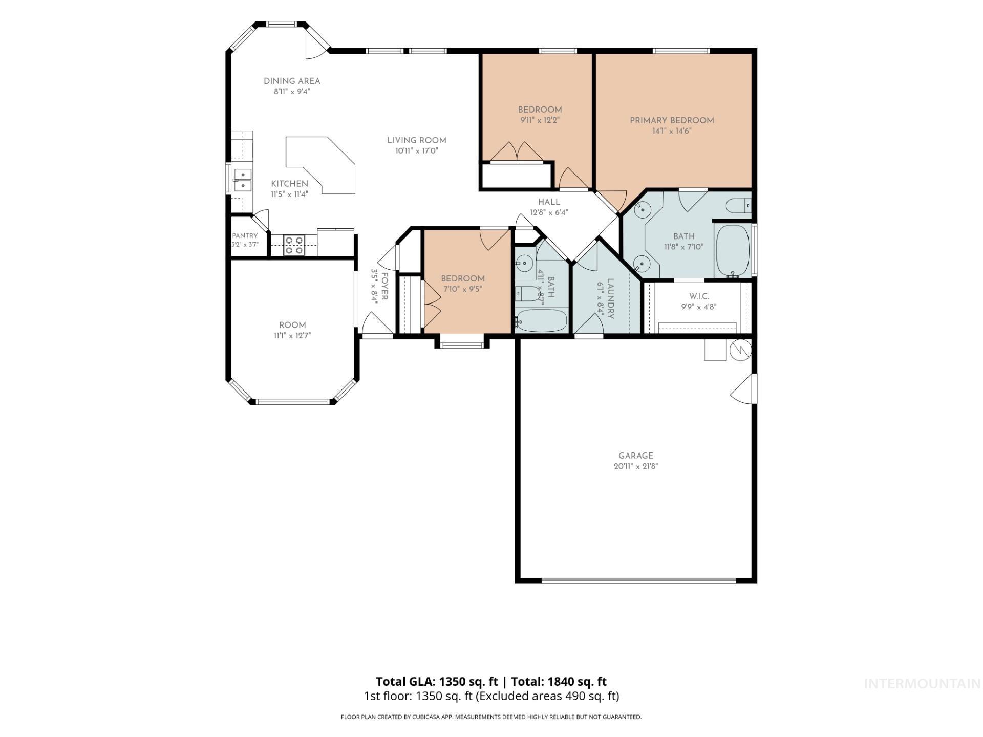 494 E Chateau Drive, Meridian, Idaho 83646, 3 Bedrooms, 2 Bathrooms, Residential For Sale, Price $419,000, 99002072