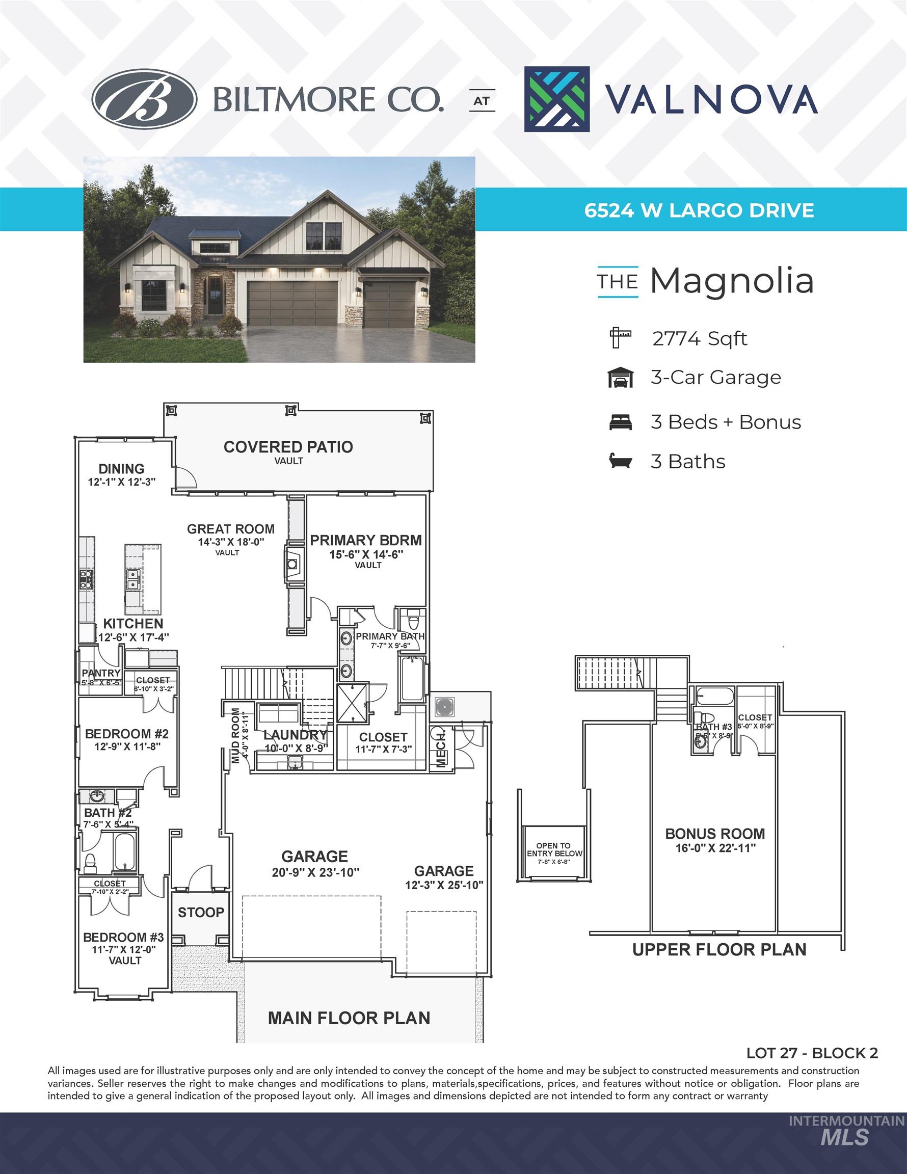 6524 W Largo Dr, Eagle, Idaho 83616, 3 Bedrooms, 3 Bathrooms, Residential For Sale, Price $890,900,MLS 99002224