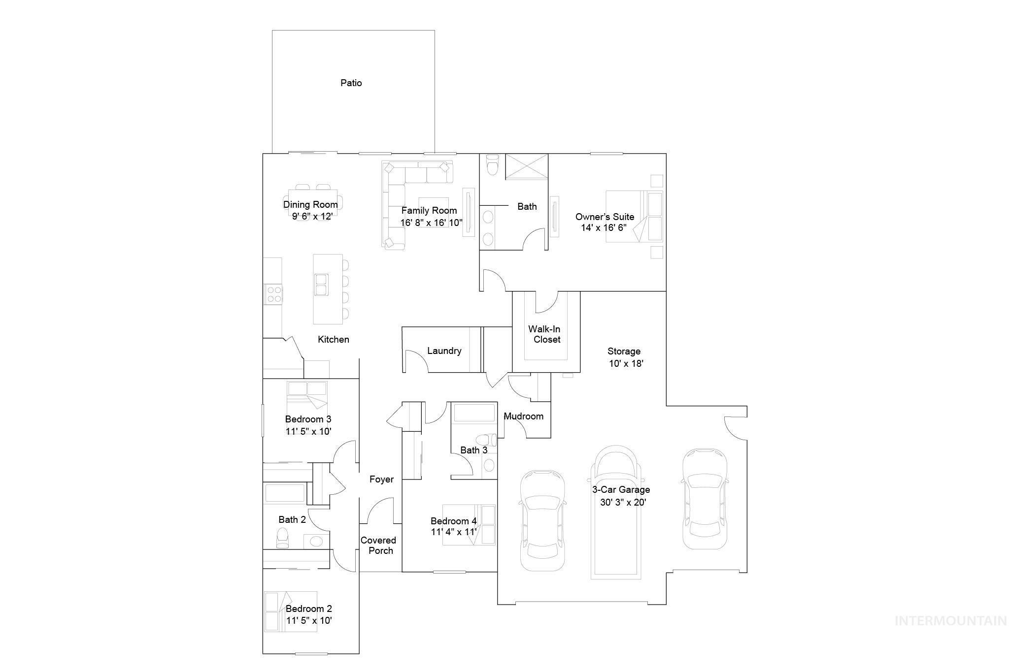 2769 W Pollinator Dr, Kuna, Idaho 83634, 4 Bedrooms, 3 Bathrooms, Residential For Sale, Price $550,900,MLS 99002267