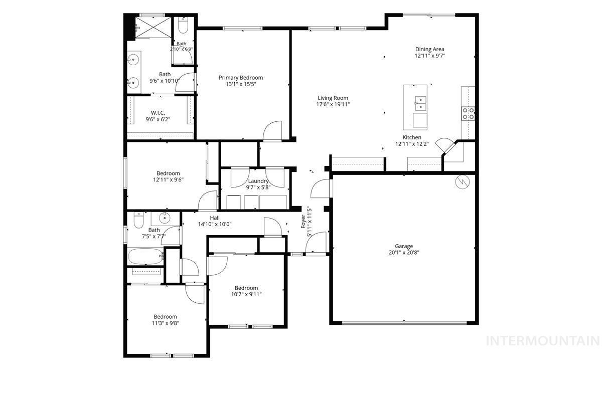2909 N Mountain Lake Ave, Star, Idaho 83669, 4 Bedrooms, 2 Bathrooms, Residential For Sale, Price $459,900, 99002467