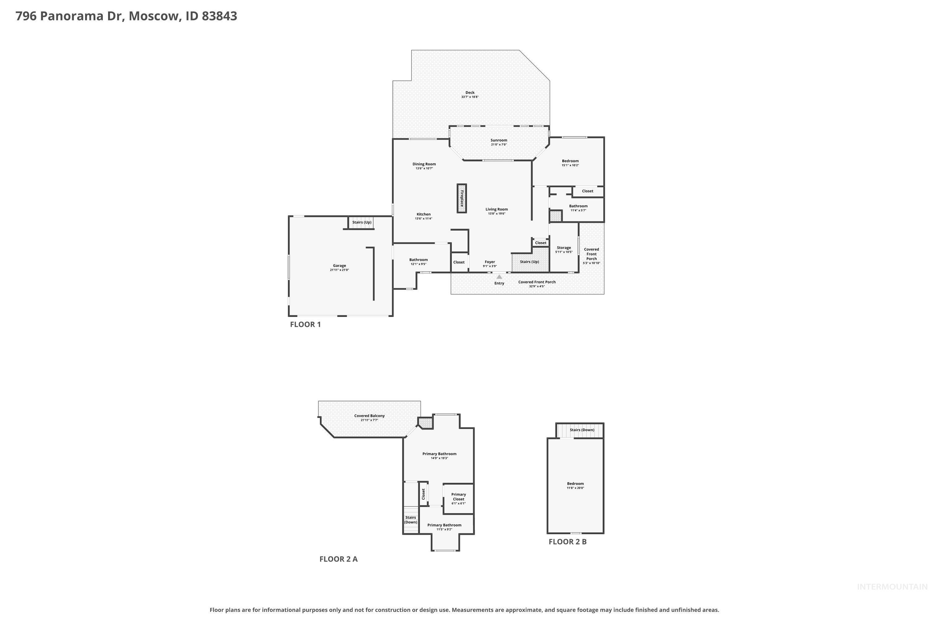 796 Panorama Drive, Moscow, Idaho 83843, 3 Bedrooms, 3 Bathrooms, Residential For Sale, Price $629,000, 99002559