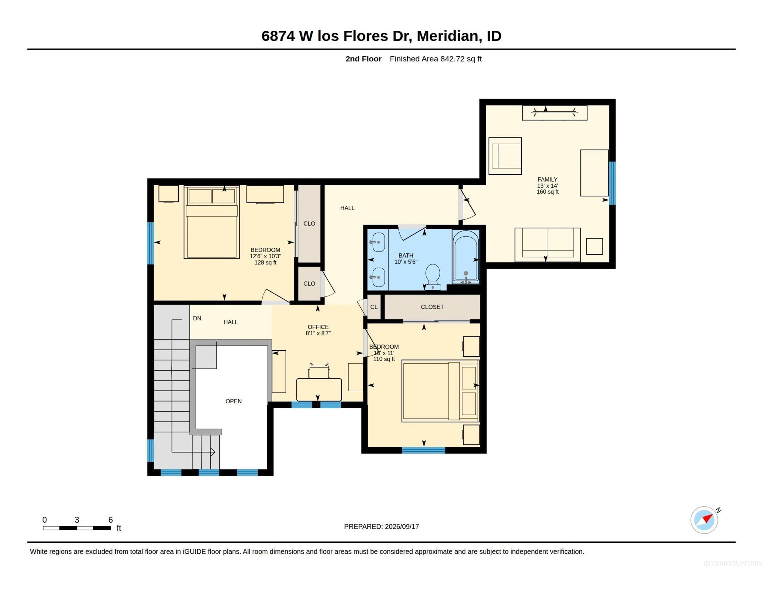 6874 W Los Flores Drive, Meridian, Idaho 83646, 3 Bedrooms, 2.5 Bathrooms, Residential For Sale, Price $710,000,MLS 99002564