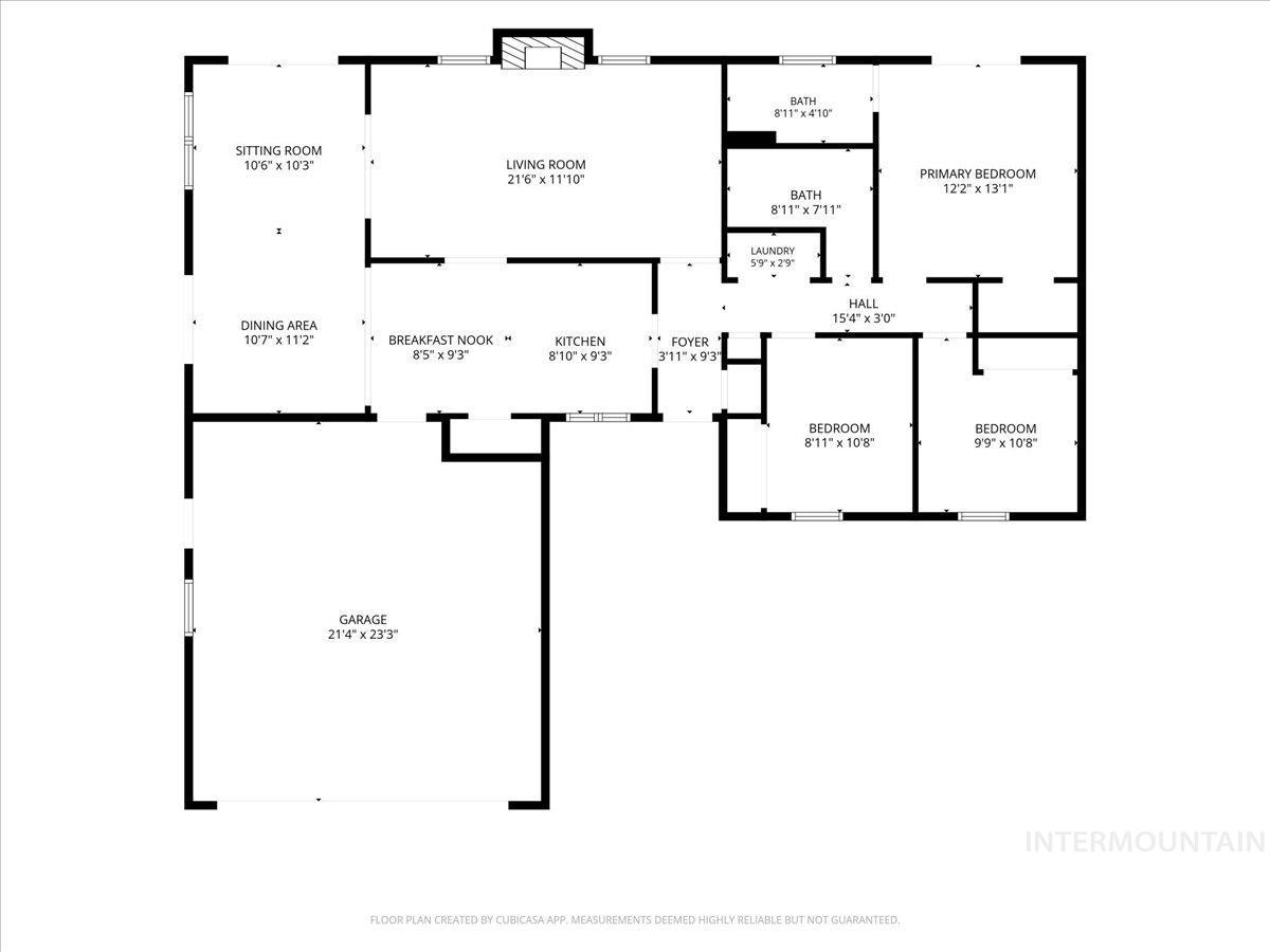 1820 N Kristen Way, Meridian, Idaho 83646, 3 Bedrooms, 2 Bathrooms, Residential For Sale, Price $420,000,MLS 99002615