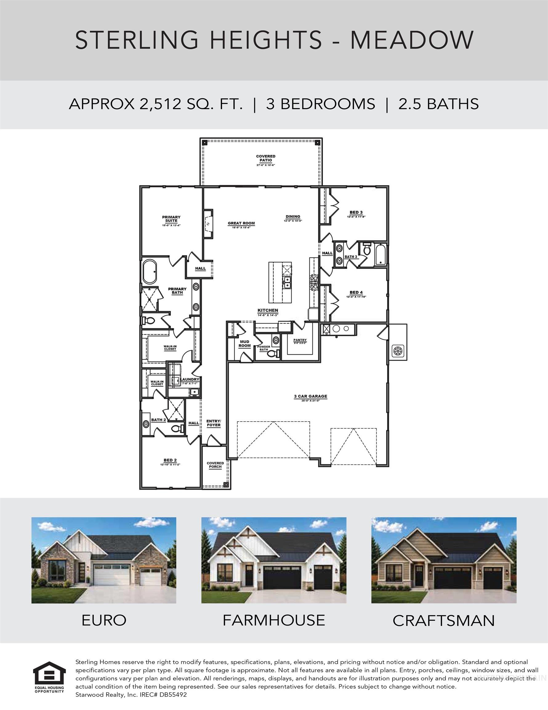 2507 E Monhegan Drive, Eagle, Idaho 83616, 4 Bedrooms, 3.5 Bathrooms, Residential For Sale, Price $899,900,MLS 99002654
