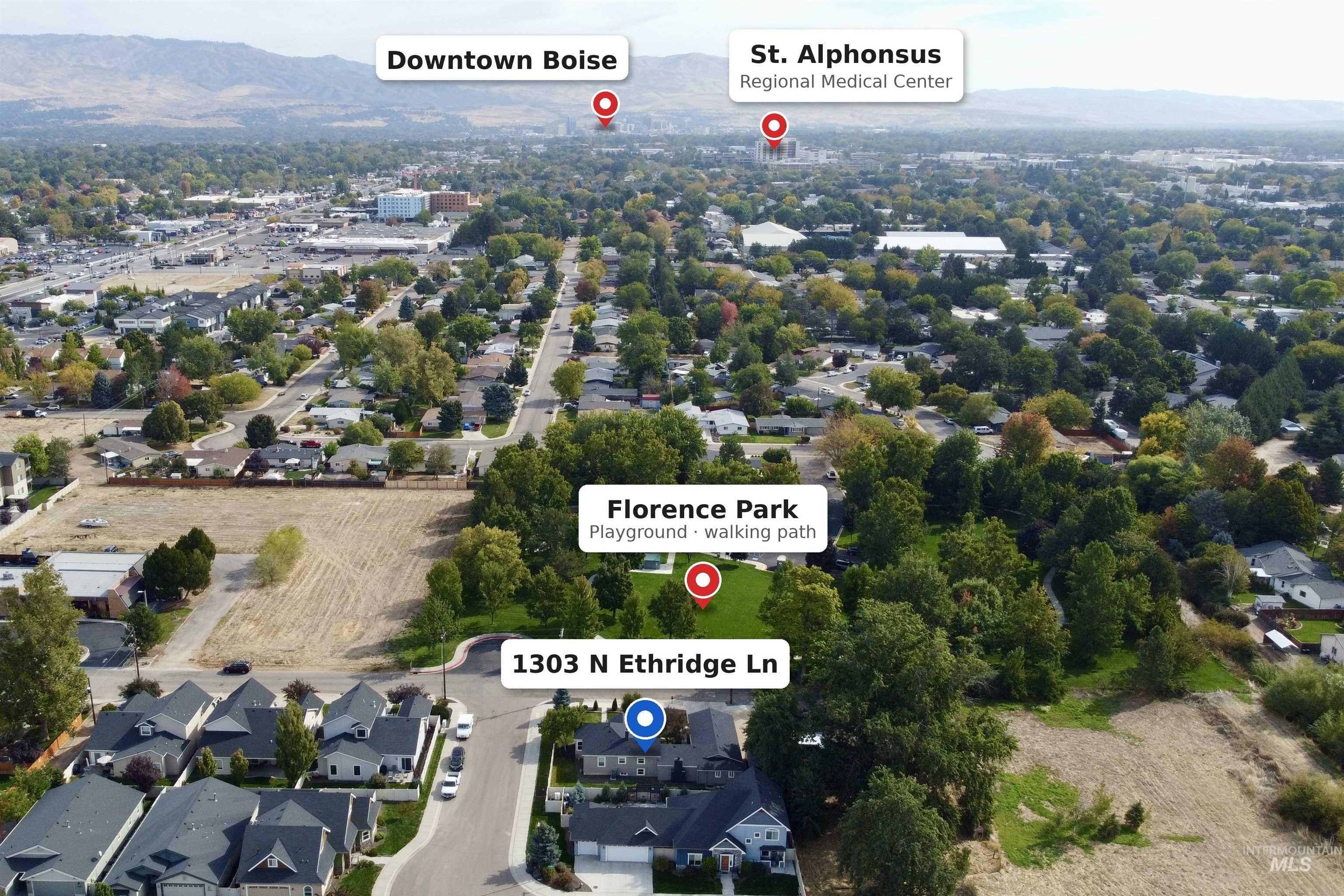 1303 N Ethridge Ln, Boise, Idaho 83704, 3 Bedrooms, 2 Bathrooms, Residential For Sale, Price $515,000,MLS 99002655