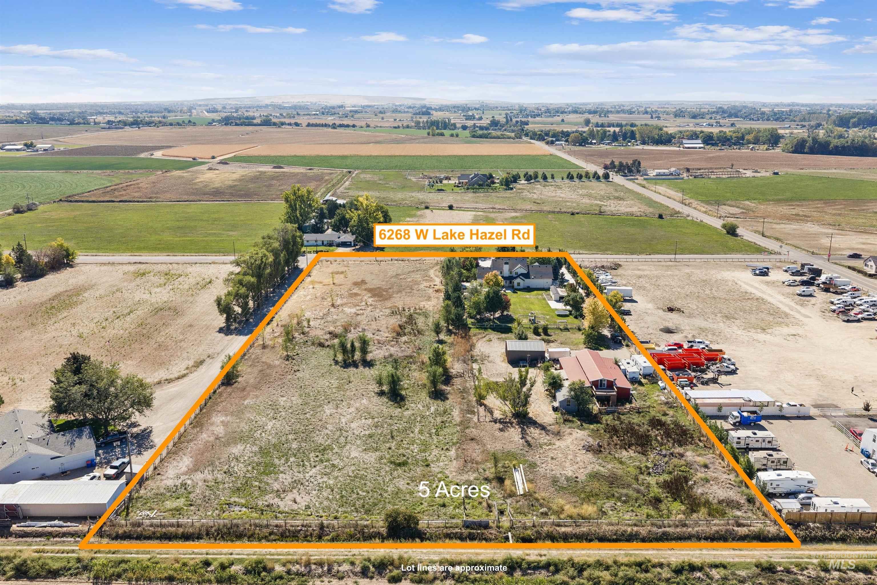 6268 W Lake Hazel Rd, Nampa, Idaho 83687, 5 Bedrooms, 2.5 Bathrooms, Residential For Sale, Price $1,650,000,MLS 99002690