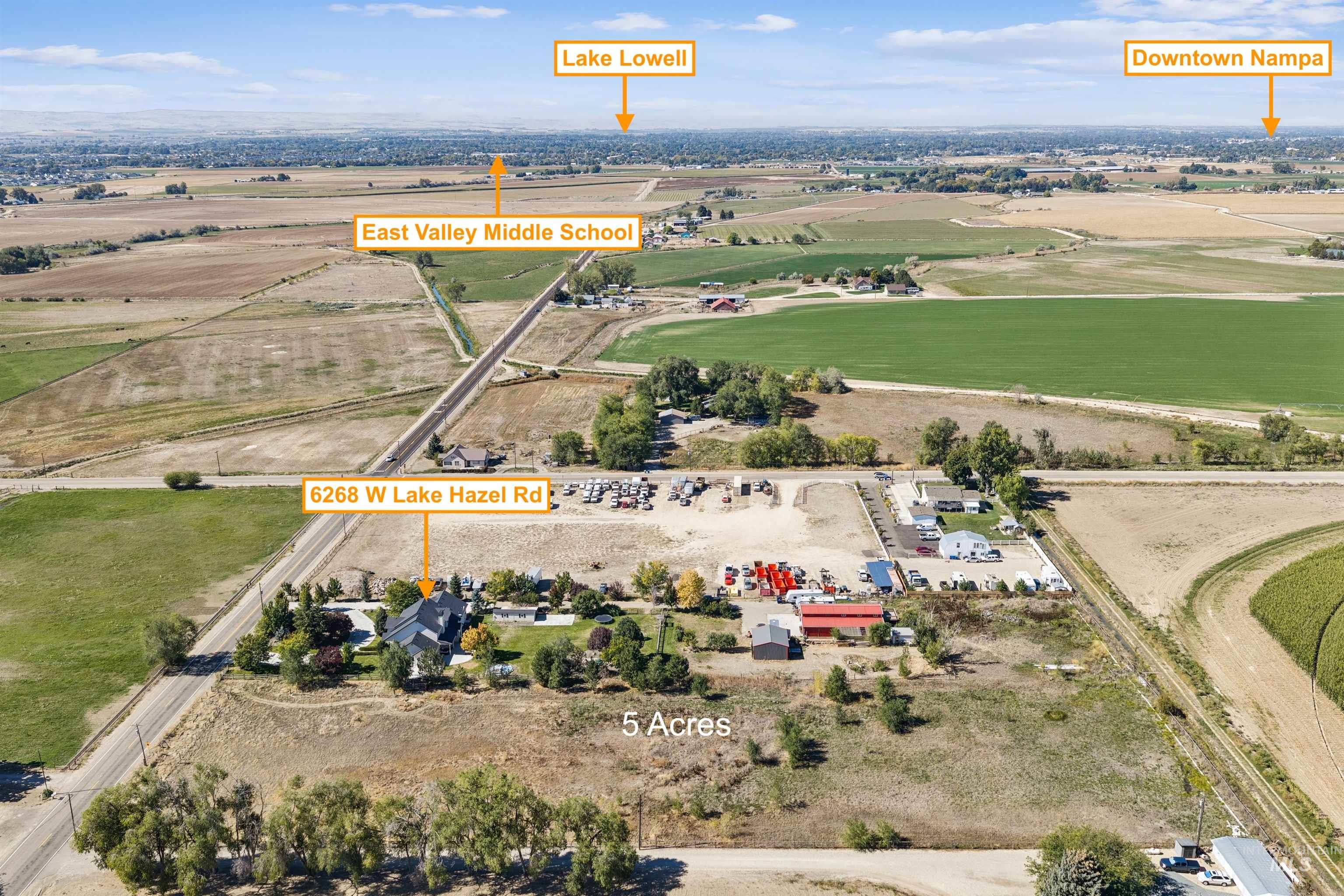 6268 W Lake Hazel Rd, Nampa, Idaho 83687, 5 Bedrooms, 2.5 Bathrooms, Residential For Sale, Price $1,650,000,MLS 99002690