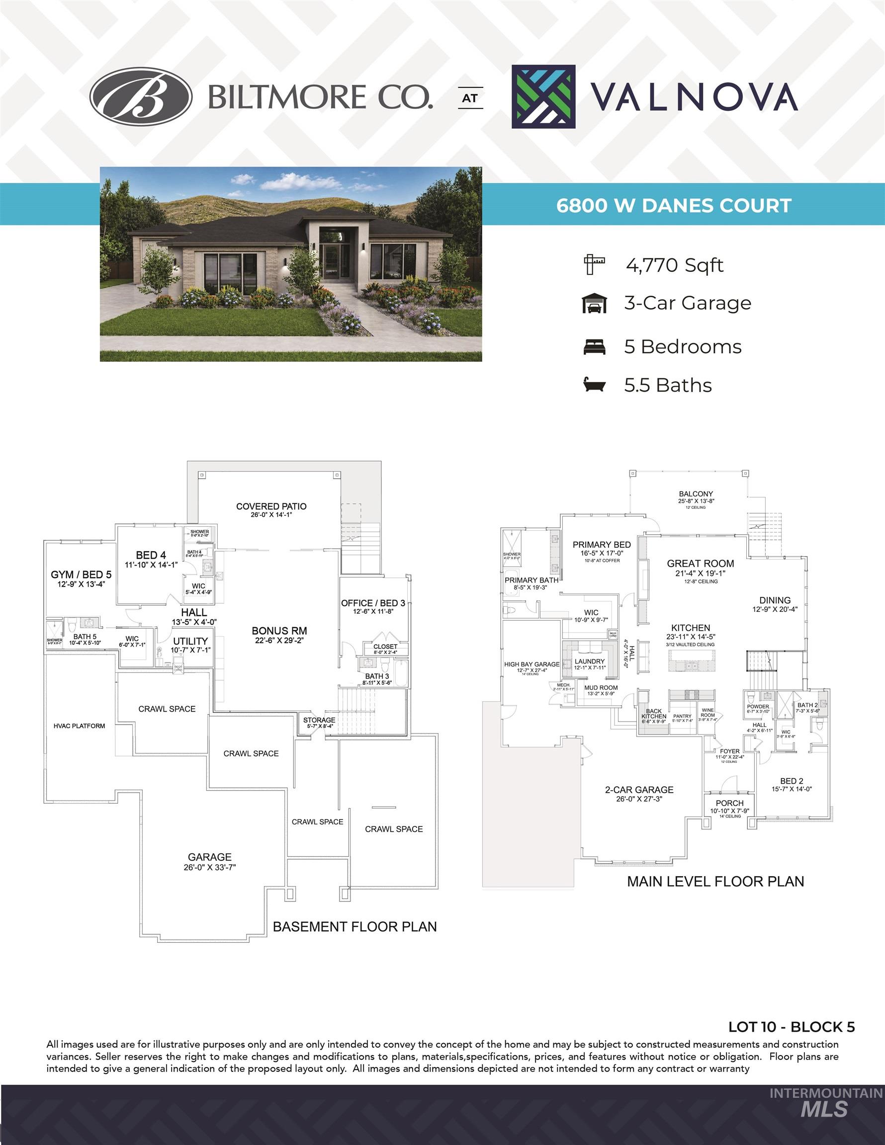 6800 W Danes Ct, Eagle, Idaho 83616, 5 Bedrooms, 5.5 Bathrooms, Residential For Sale, Price $1,914,900,MLS 99002756
