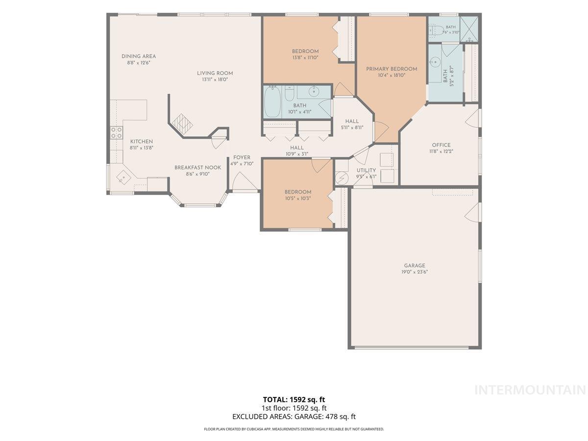 3321 N Lena Pl., Boise, Idaho 83713, 3 Bedrooms, 2 Bathrooms, Residential For Sale, Price $434,900,MLS 99002770
