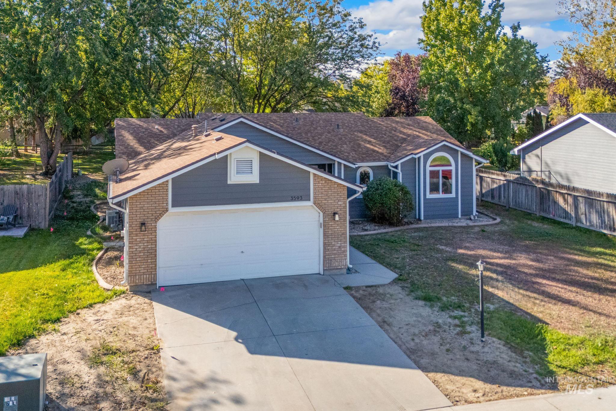 3593 E Eisenhower Dr., Meridian, Idaho 83642, 3 Bedrooms, 2 Bathrooms, Residential For Sale, Price $477,900,MLS 99002782
