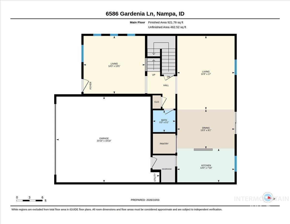 6586 E Gardenia Ln., Nampa, Idaho 83687, 4 Bedrooms, 2.5 Bathrooms, Residential For Sale, Price $478,000,MLS 99002901
