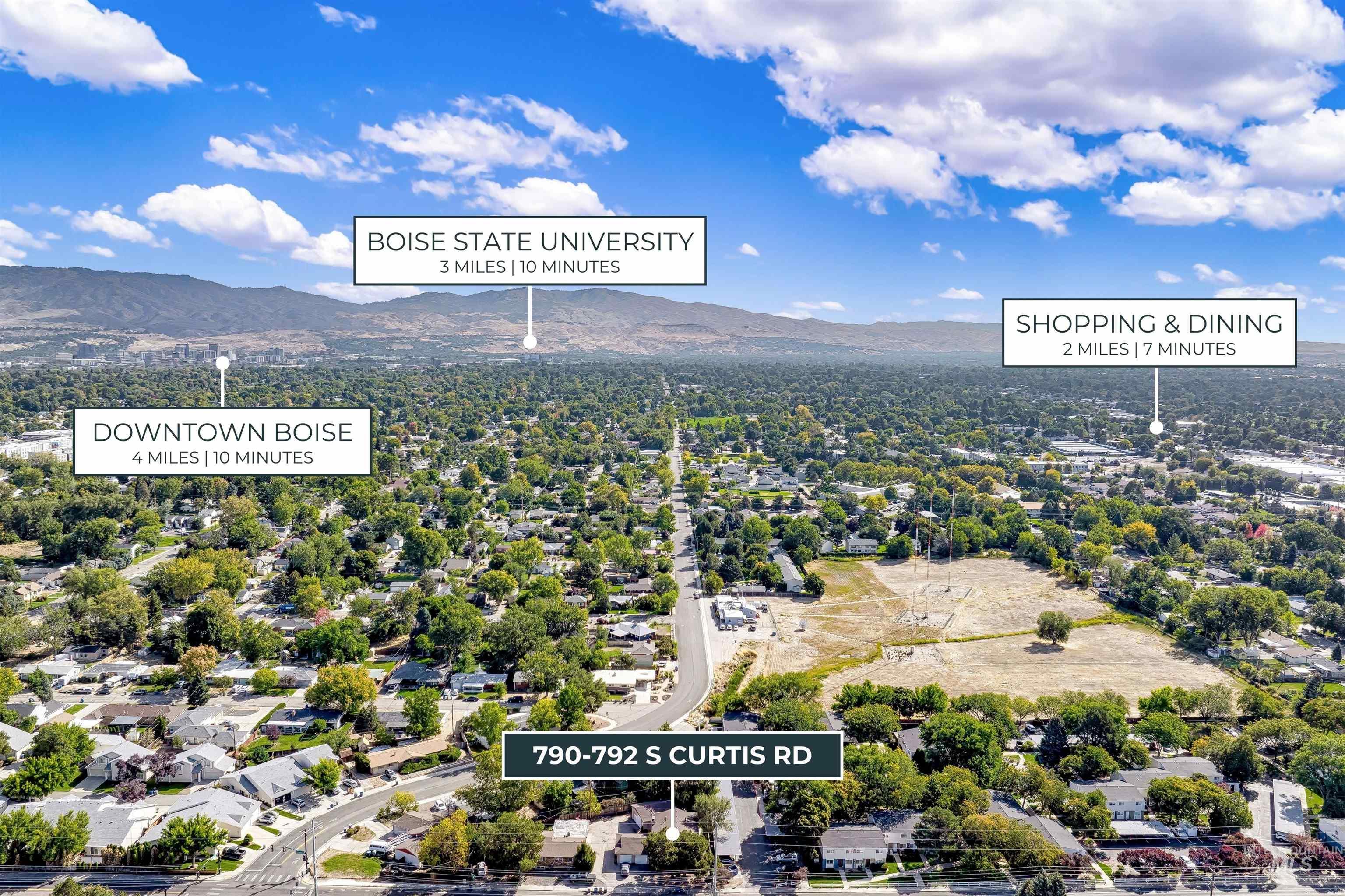 790-792 S Curtis Rd, Boise, Idaho 83705, 3 Bedrooms, 2 Bathrooms, Residential Income For Sale, Price $685,000,MLS 99002904