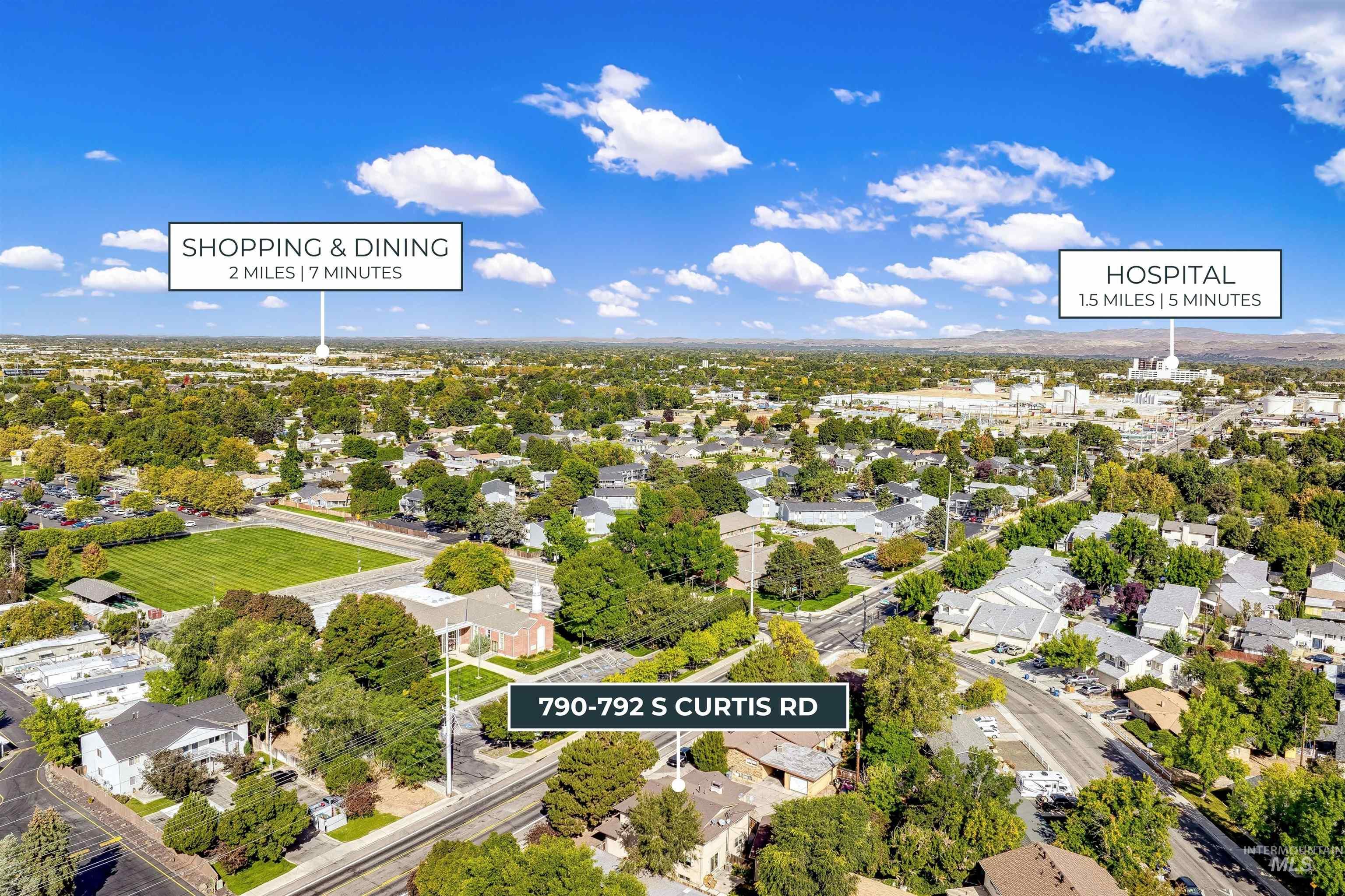 790-792 S Curtis Rd, Boise, Idaho 83705, 3 Bedrooms, 2 Bathrooms, Residential Income For Sale, Price $685,000,MLS 99002904