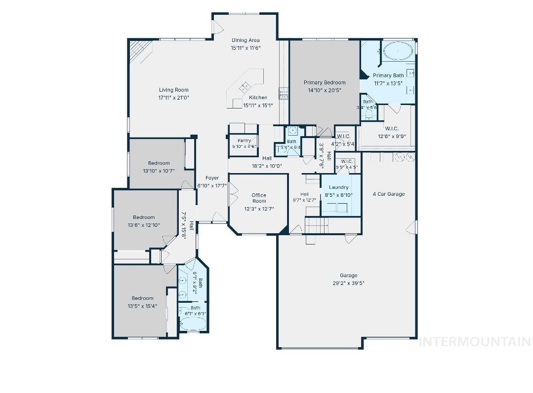 1931 N. Synergy Pl., Eagle, Idaho 83616, 4 Bedrooms, 2.5 Bathrooms, Residential For Sale, Price $949,900,MLS 99002998