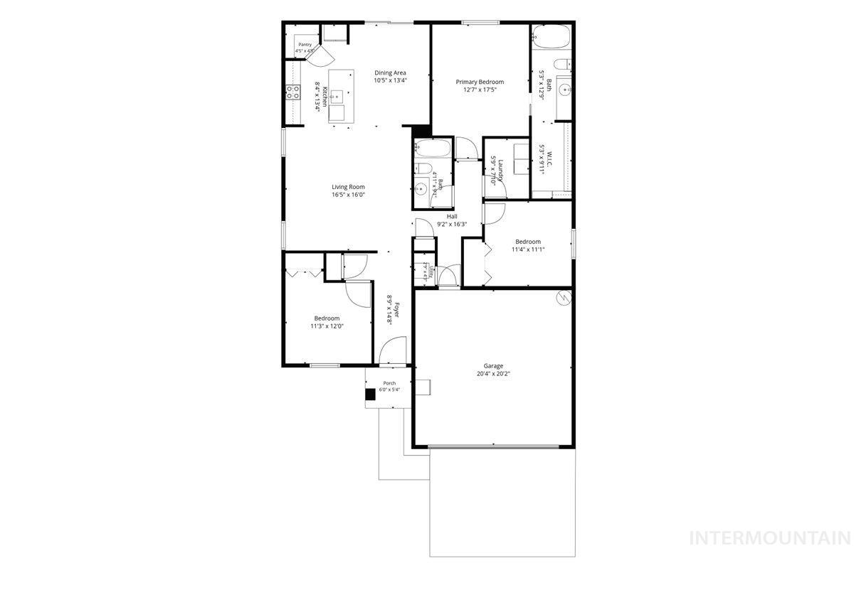 19643 Nanticoke Ave, Caldwell, Idaho 83605, 3 Bedrooms, 2 Bathrooms, Residential For Sale, Price $399,900,MLS 99003139