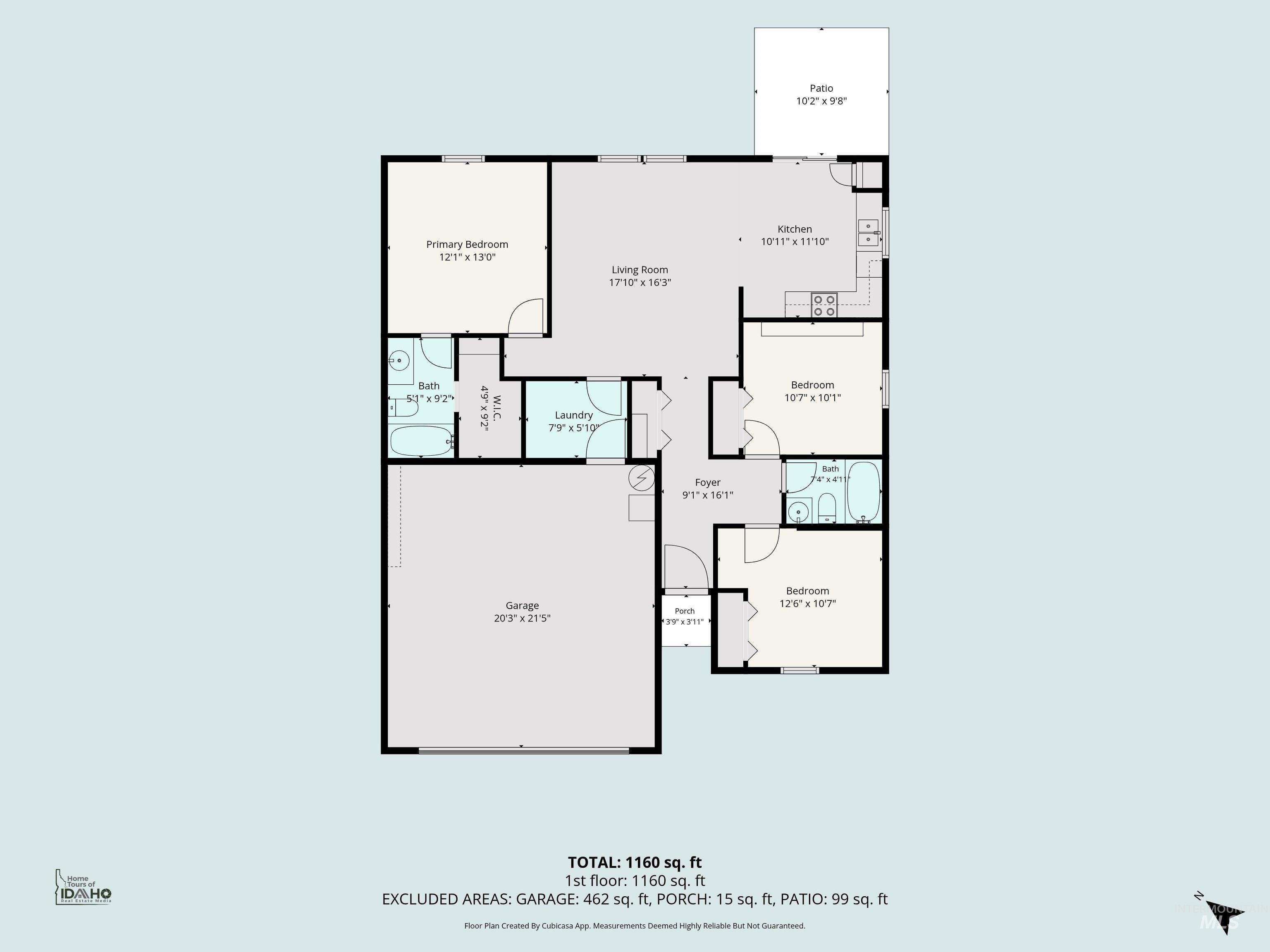 4330 S Glenmere Way, Meridian, Idaho 83642, 3 Bedrooms, 2 Bathrooms, Residential For Sale, Price $389,900,MLS 99003145