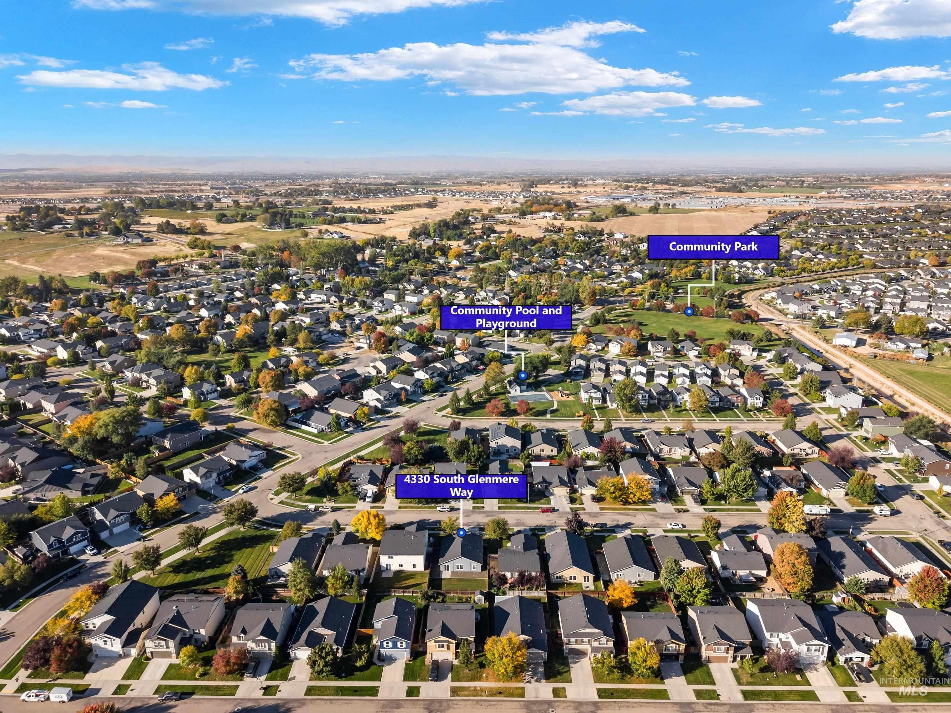 4330 S Glenmere Way, Meridian, Idaho 83642, 3 Bedrooms, 2 Bathrooms, Residential For Sale, Price $389,900,MLS 99003145