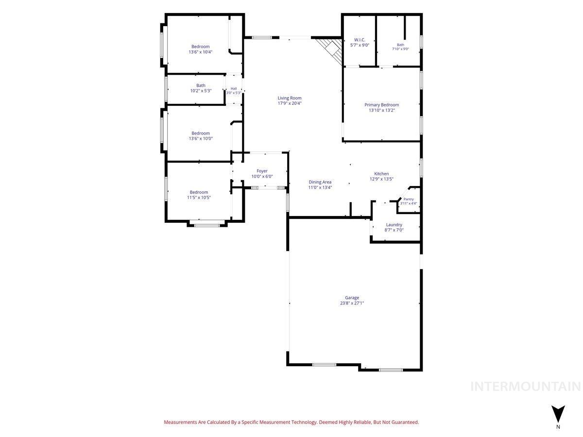 2345 E Bowman St., Meridian, Idaho 83646, 4 Bedrooms, 2 Bathrooms, Residential For Sale, Price $480,000,MLS 99003148
