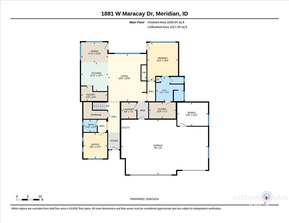 1881 W Maracay Dr, Meridian, Idaho 83646, 4 Bedrooms, 2.5 Bathrooms, Residential For Sale, Price $830,000,MLS 99003690