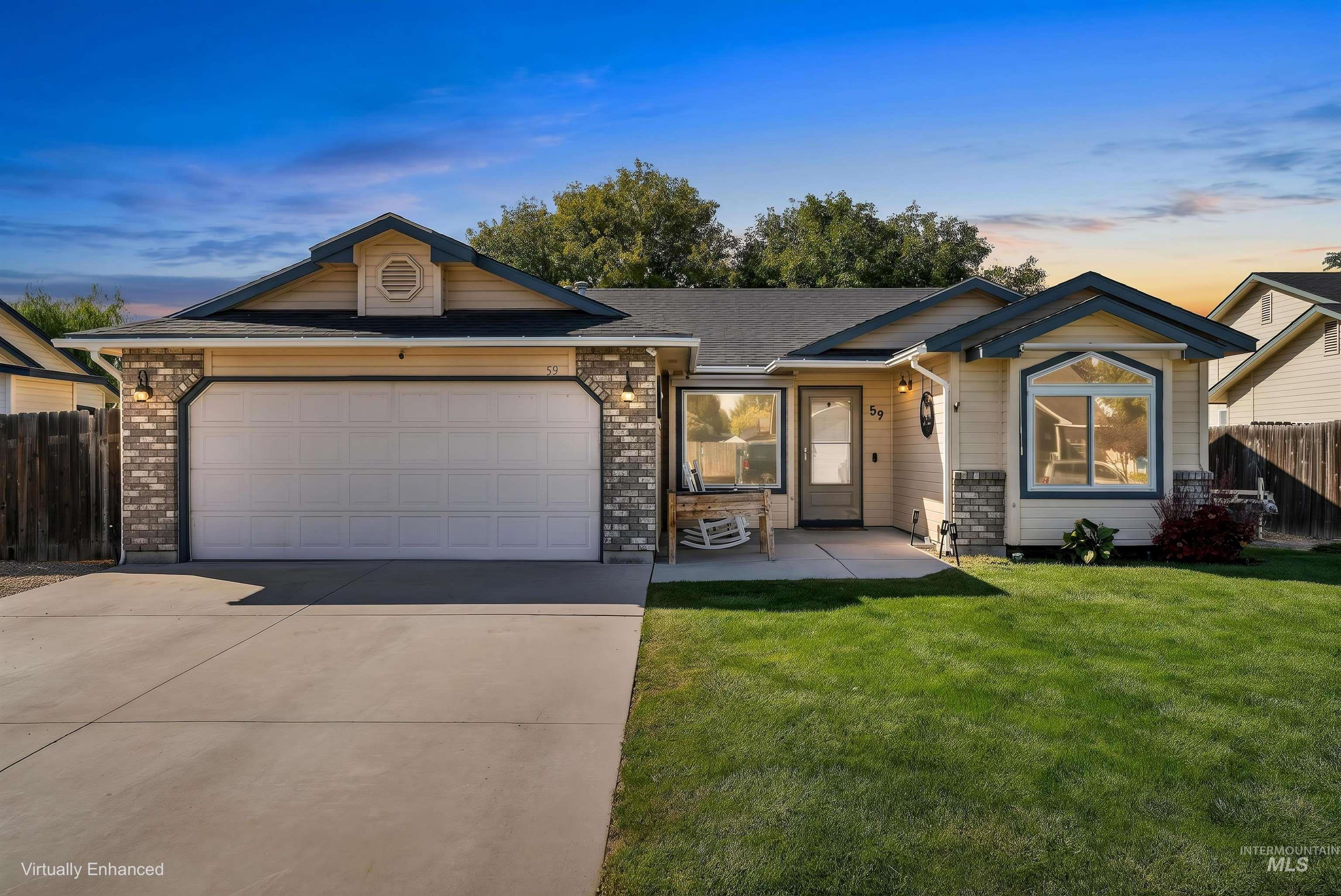 59 S Rolling Green St., Nampa, Idaho 83687, 3 Bedrooms, 2 Bathrooms, Residential For Sale, Price $380,000,MLS 99003702