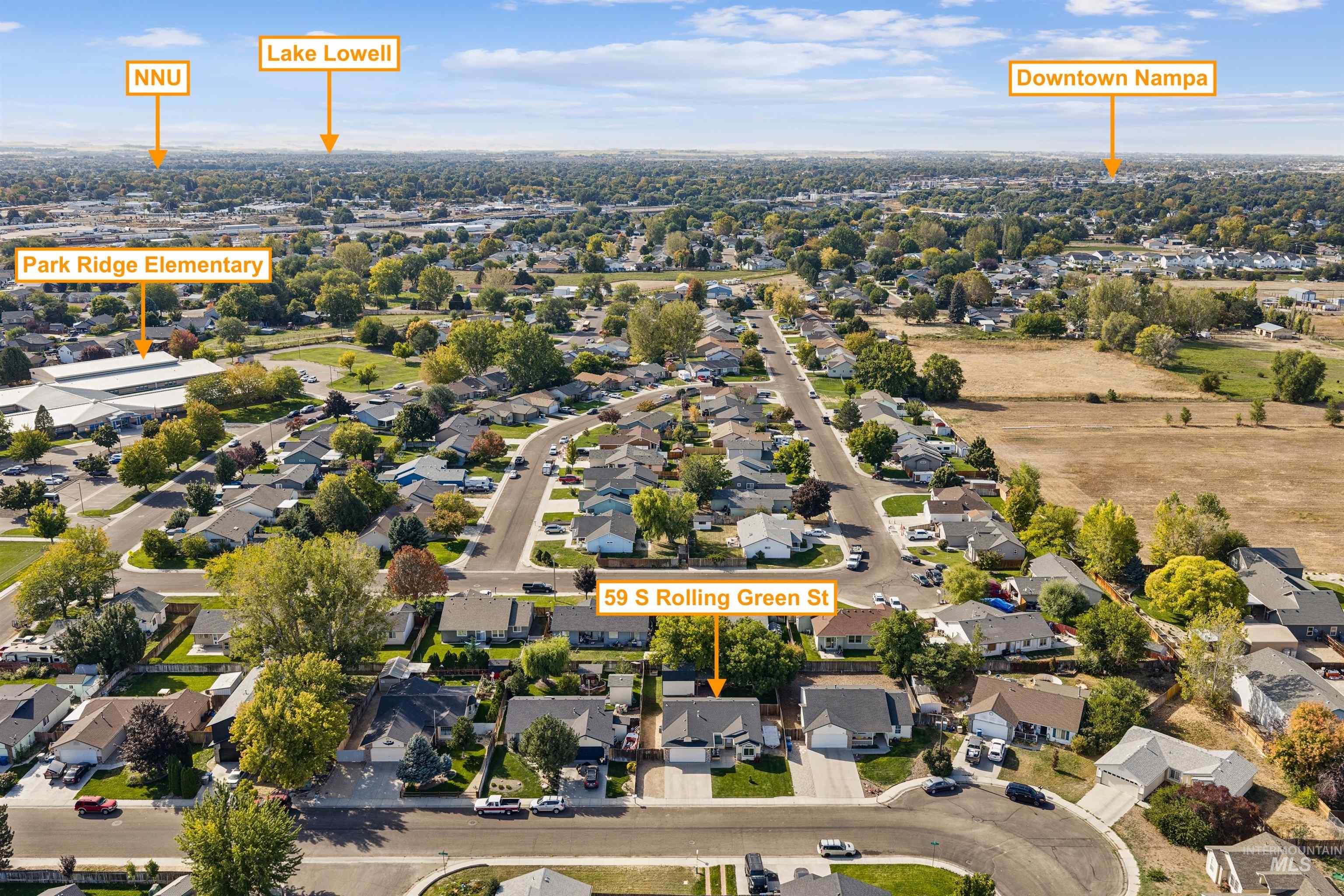 59 S Rolling Green St., Nampa, Idaho 83687, 3 Bedrooms, 2 Bathrooms, Residential For Sale, Price $380,000,MLS 99003702